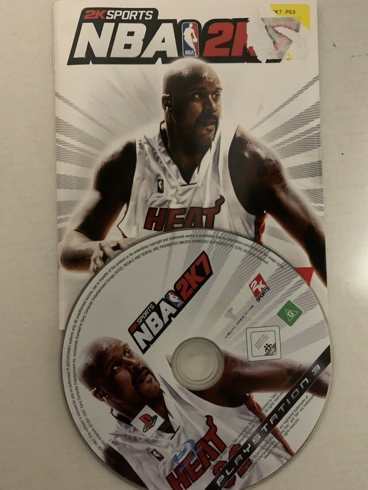 NBA 2K7 (PS3) Sony PlayStation 3 PS3 With Manual