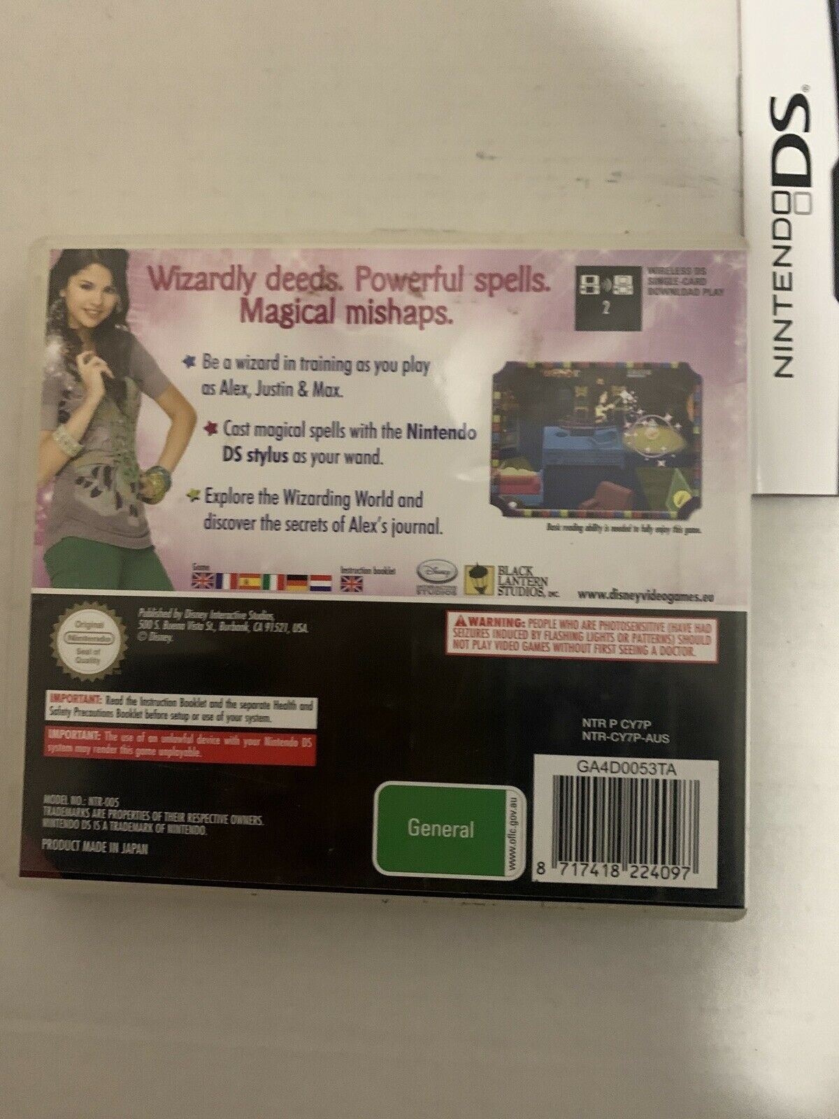 Disney WIzards of Waverly Place - Nintendo DS With Manual