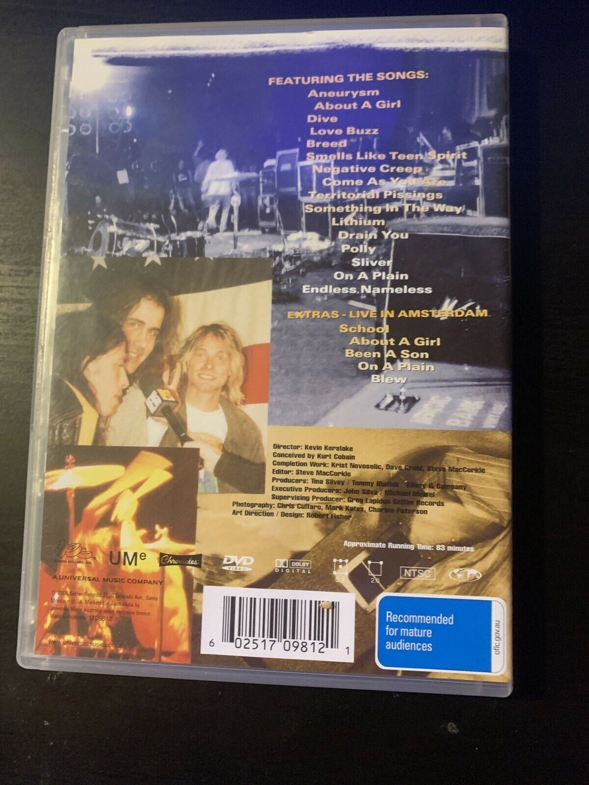 Nirvana - Live Tonight Sold Out (DVD, 2006) Region 1