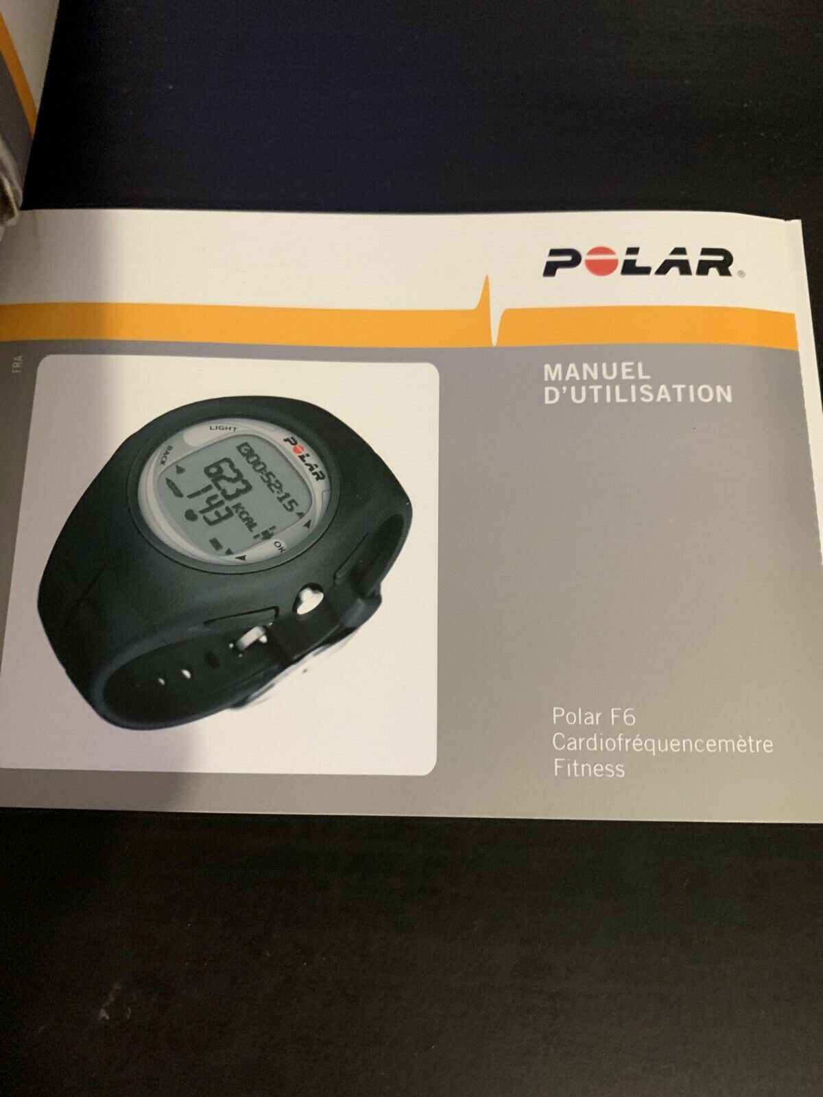 Polar F6 Denim Stone Watch *Missing Chest Strap - Watch Only*