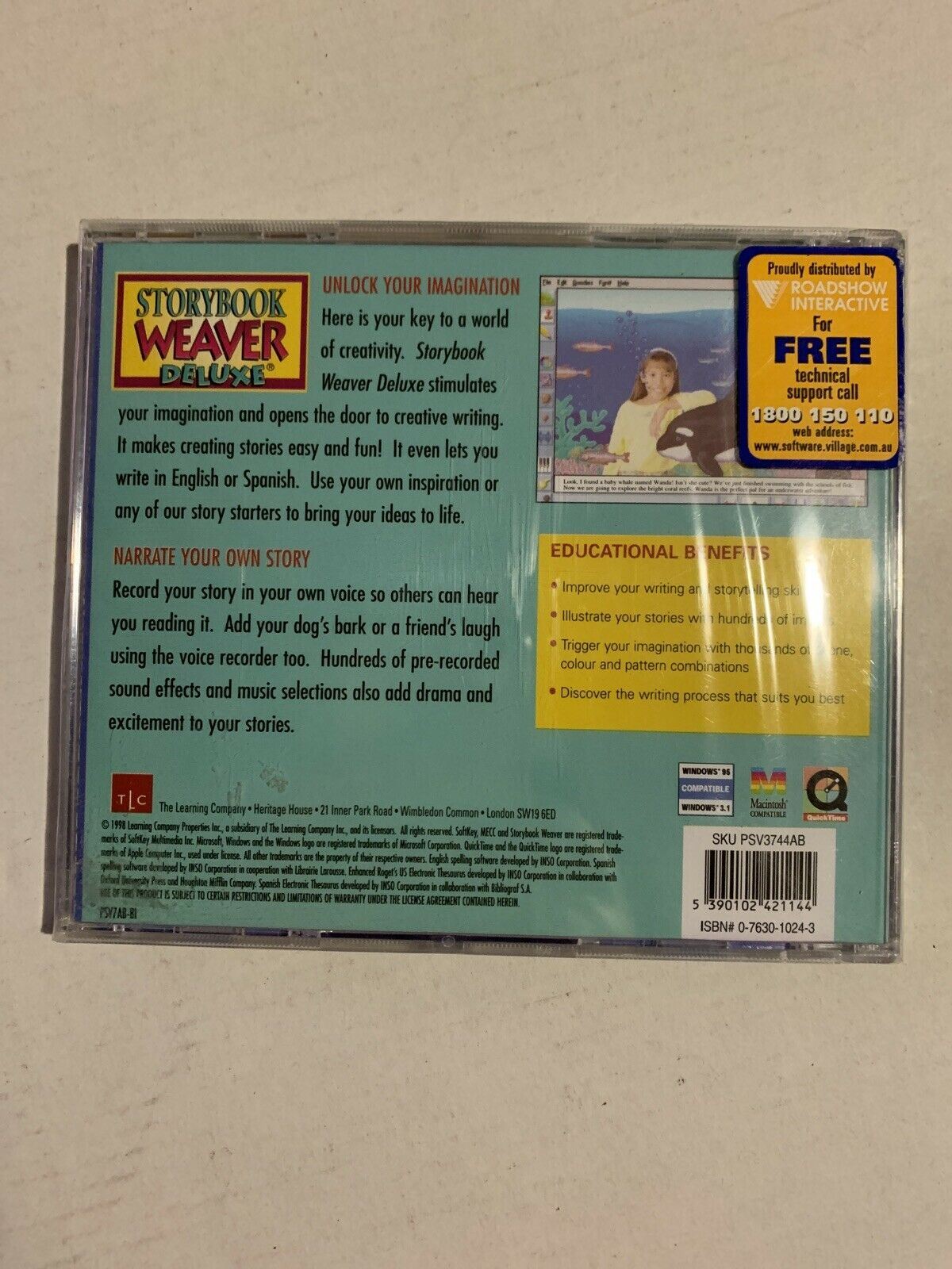 *New Sealed* Storybook Weaver Deluxe - The Learning Company (PC CDROM, 1998)