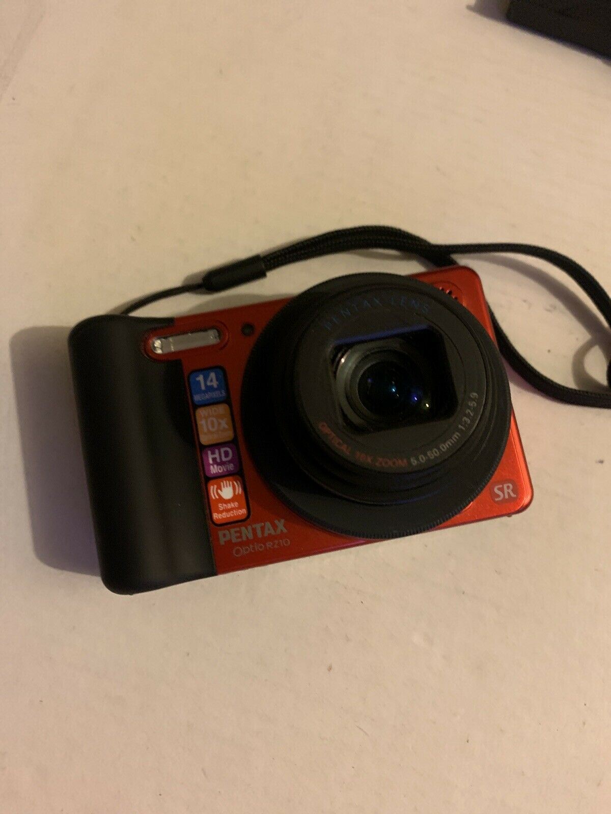 Pentax Optio RZ10 14MP Digital Camera 10x Optical Zoom With Charger