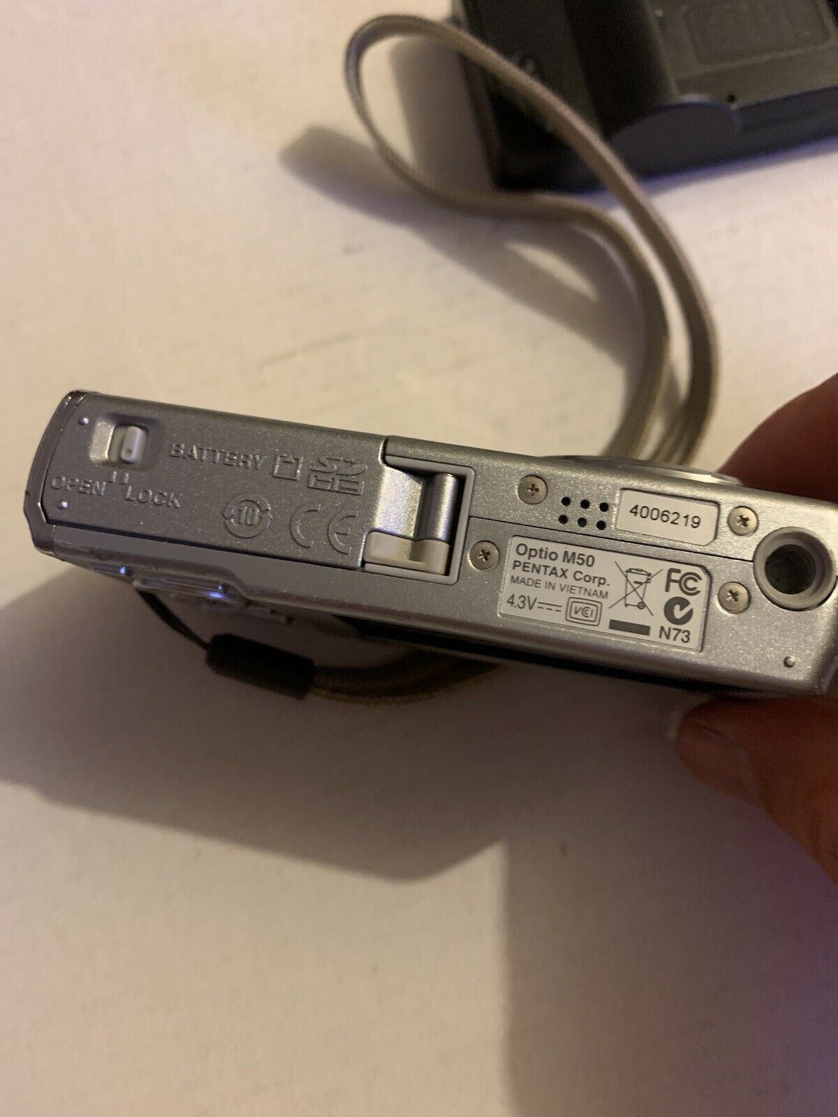 Pentax Optio M50 Digital Camera 8MP With Charger