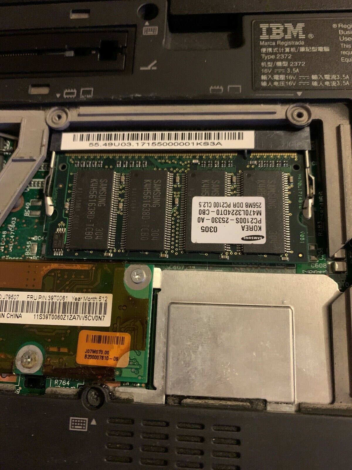 IBM ThinkPad X40 With 40gb HDD 256mb RAM *Not Working For Parts Or Repair Only*
