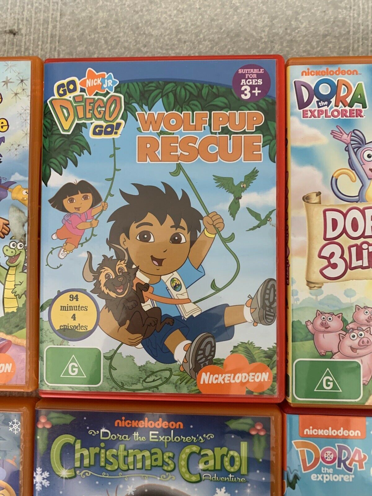 8x Dora The Explorer DVDs Region 4