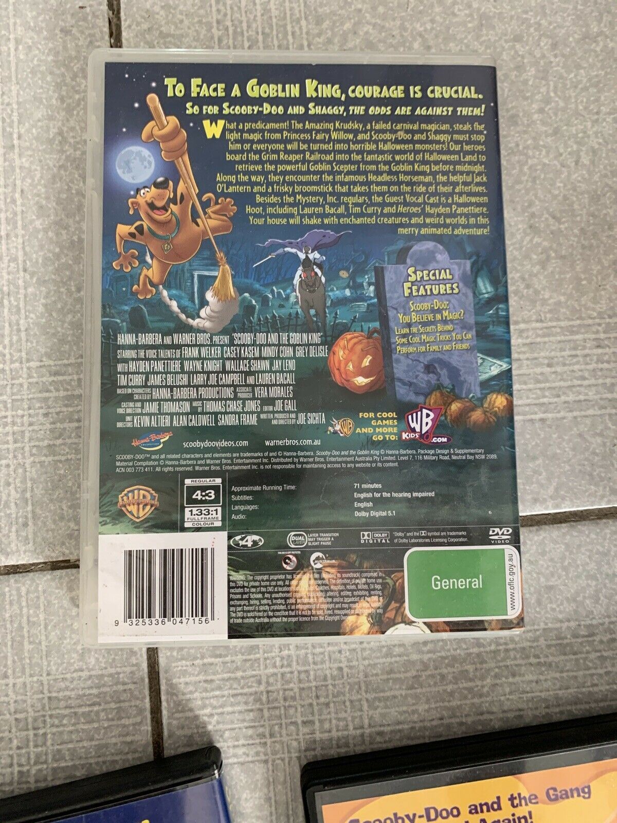 5x Scooby-Doo DVDs Region 4