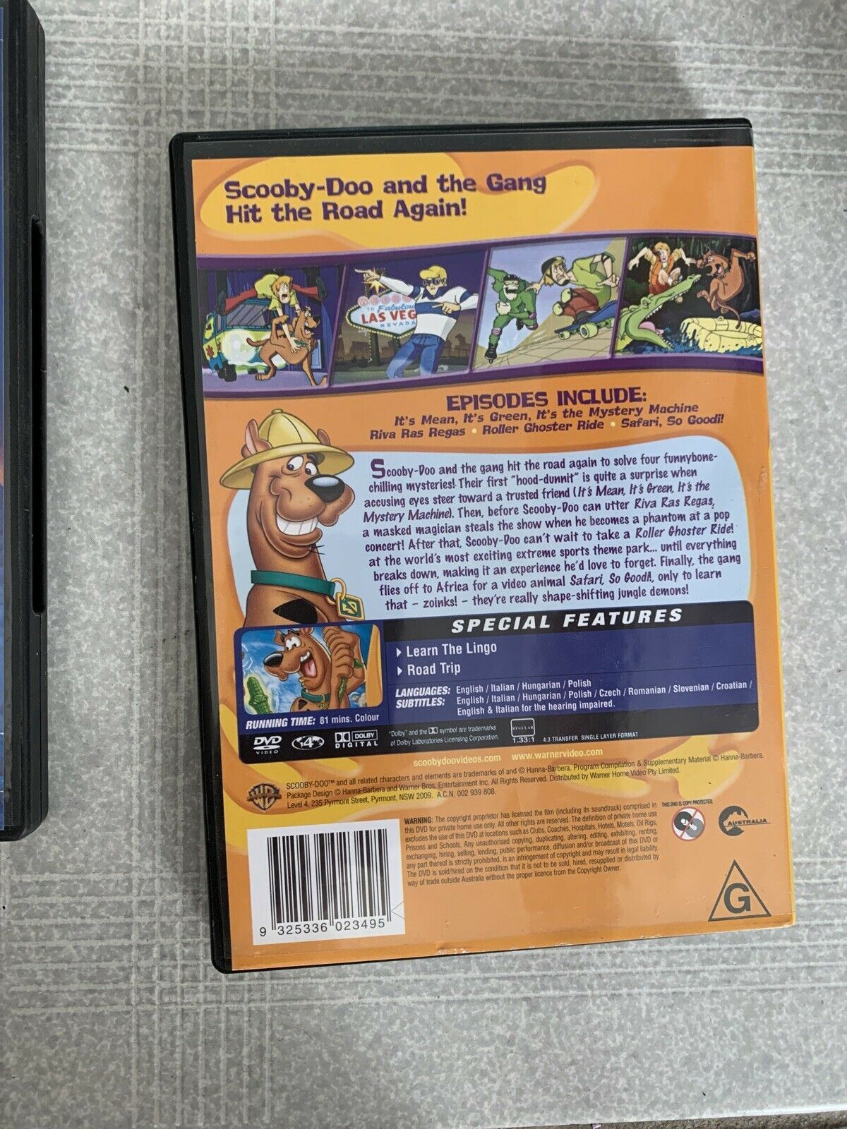 5x Scooby-Doo DVDs Region 4