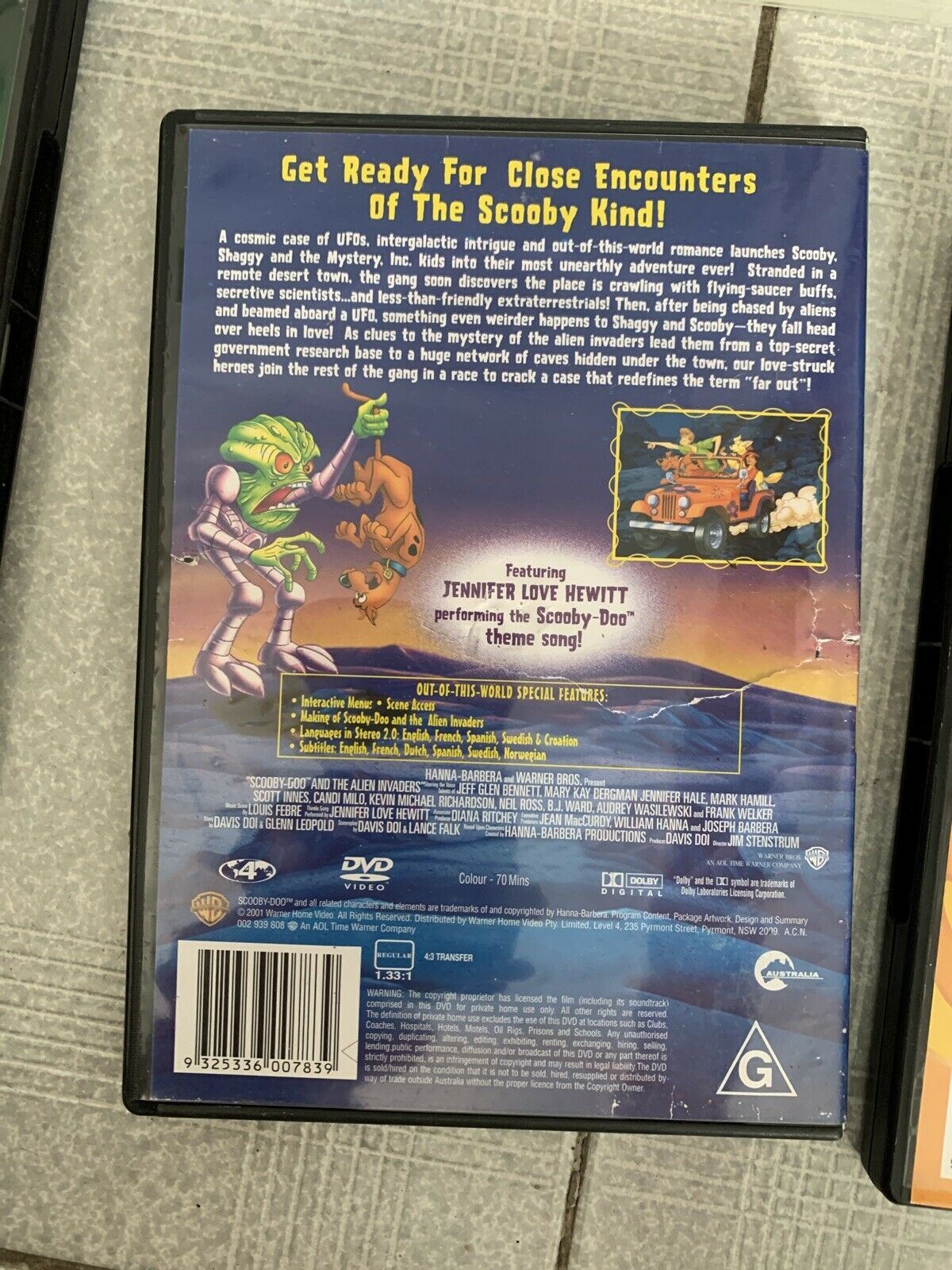5x Scooby-Doo DVDs Region 4