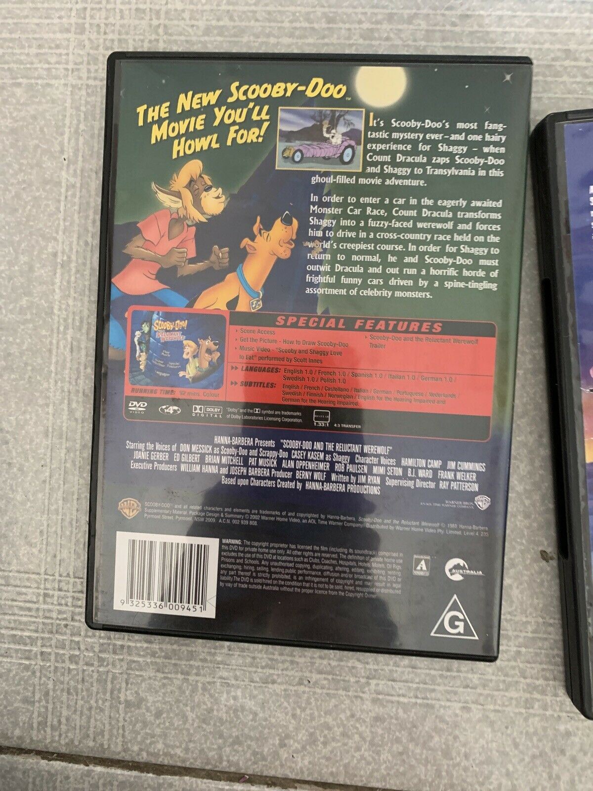 5x Scooby-Doo DVDs Region 4