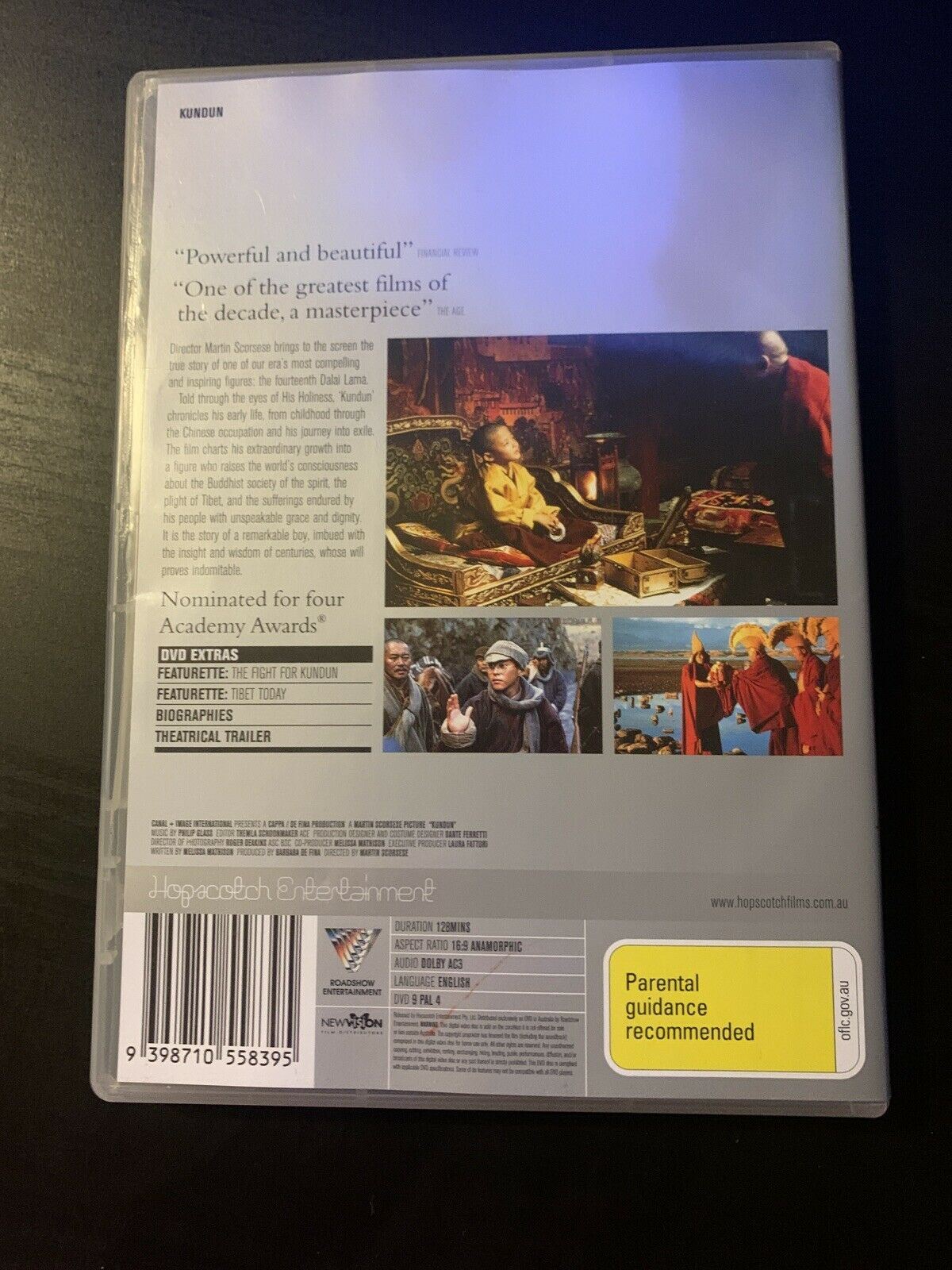 Kundun (DVD, 1997) Martin Scorcese. Region 4