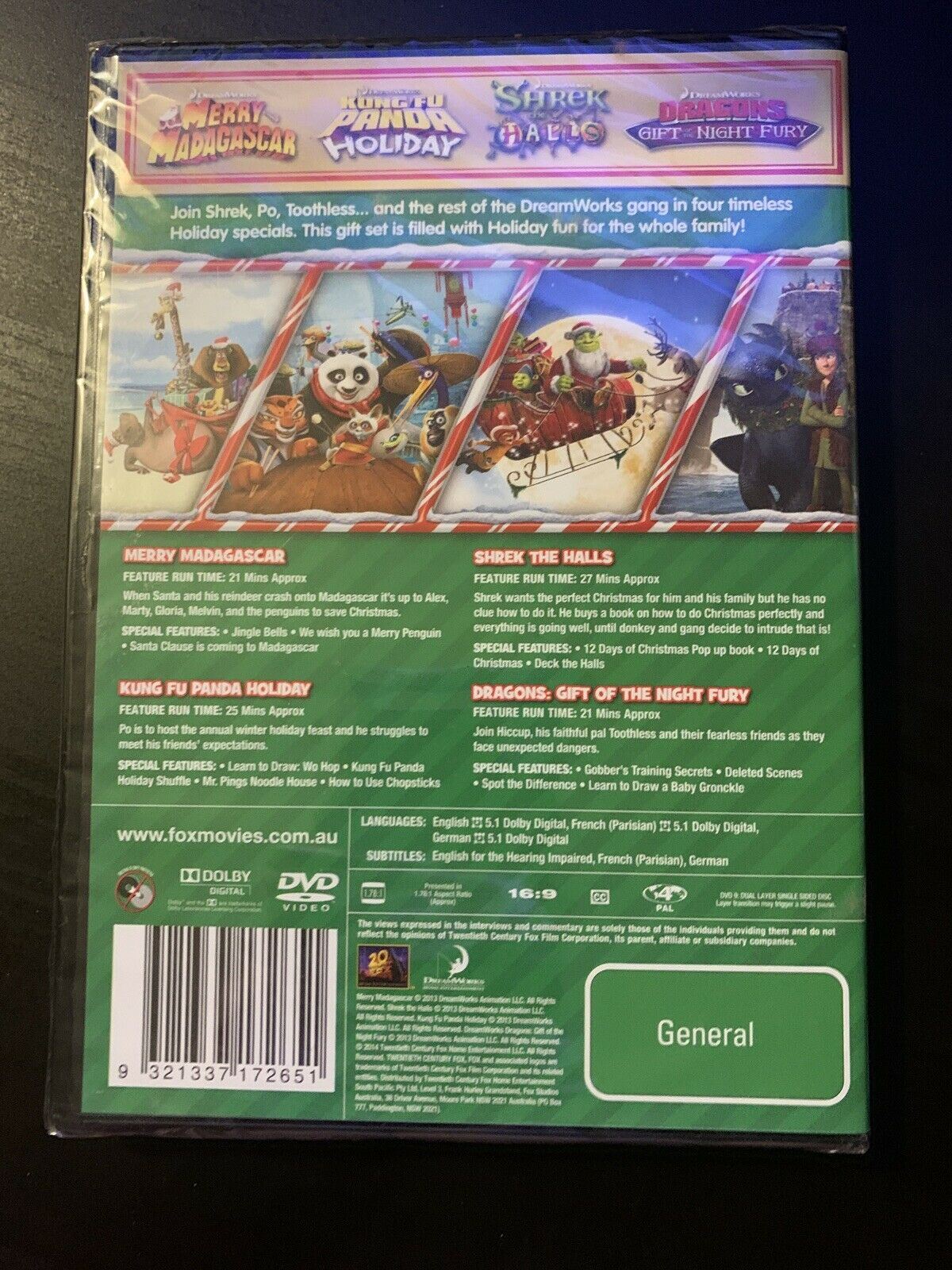 *New Sealed* Dreamworks Holiday Classics (DVD, 2014) Region 4