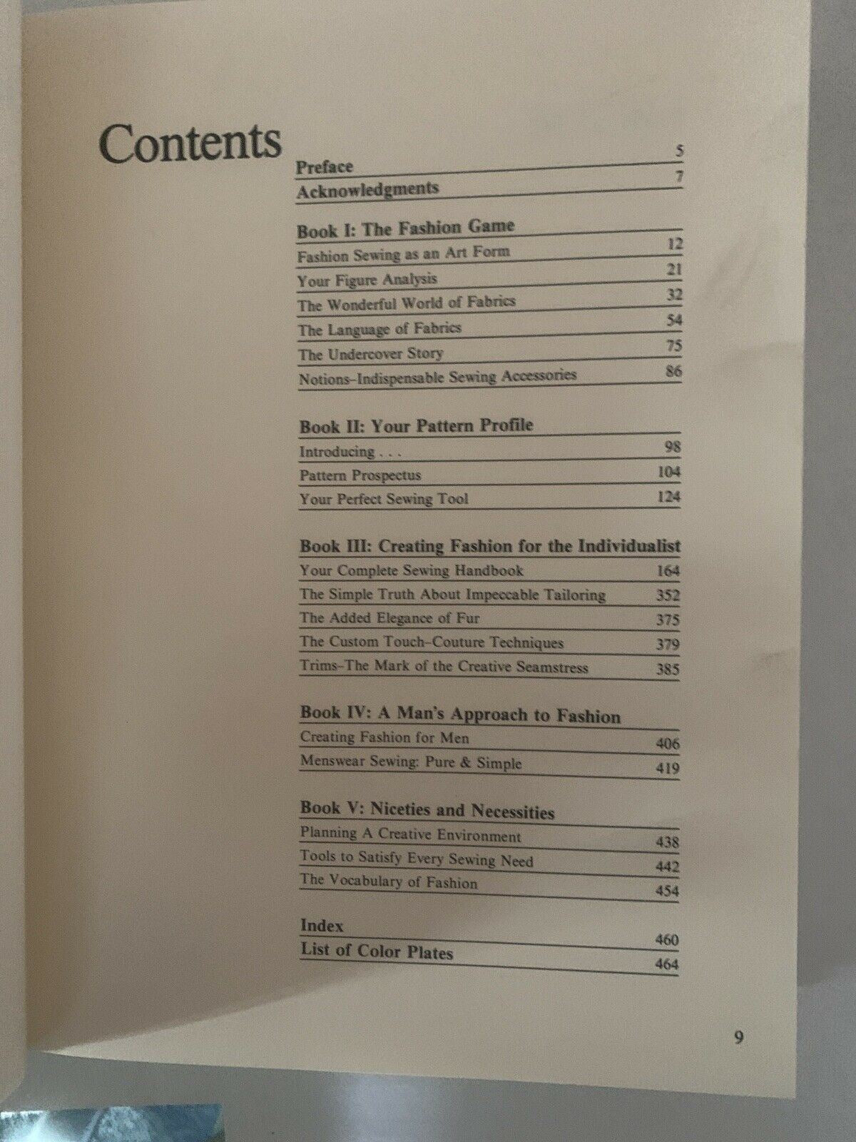 The Vogue Sewing Book - Metric Edition By Book Club Associates 1978