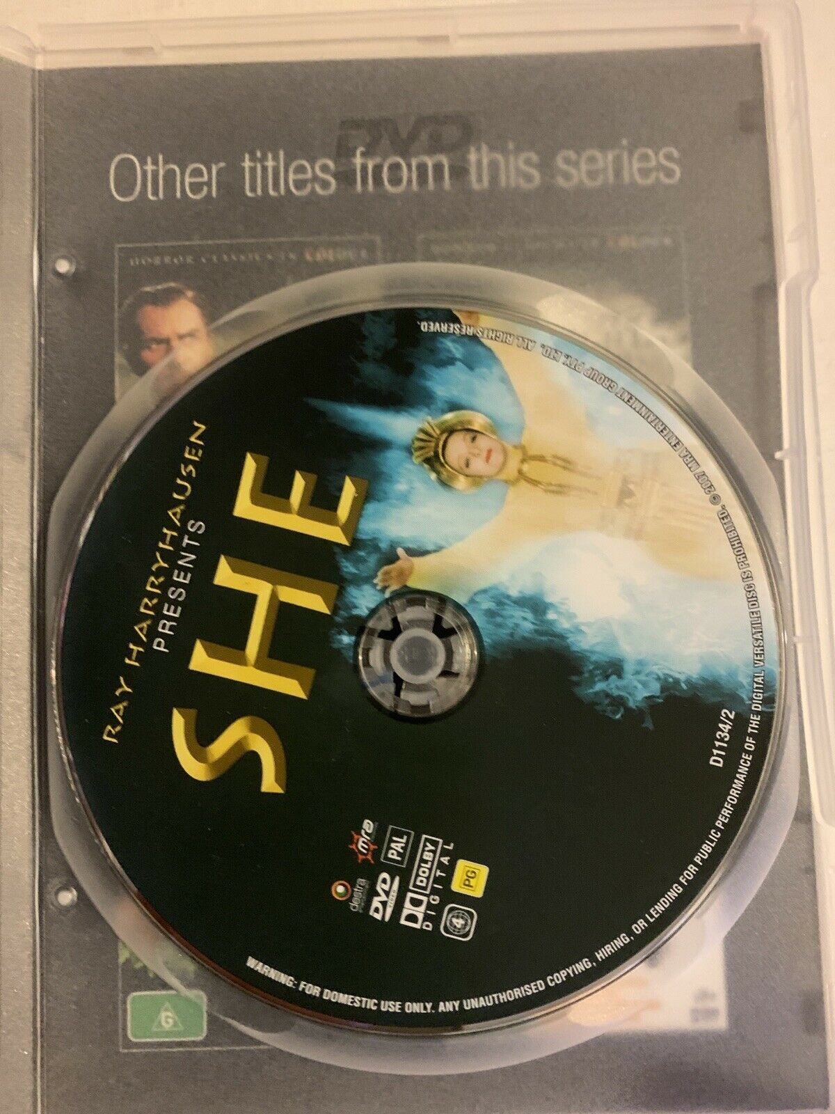 Plan 9 From Outer Space / She (Horror Classics In Colour) (DVD, 1959) Region 4