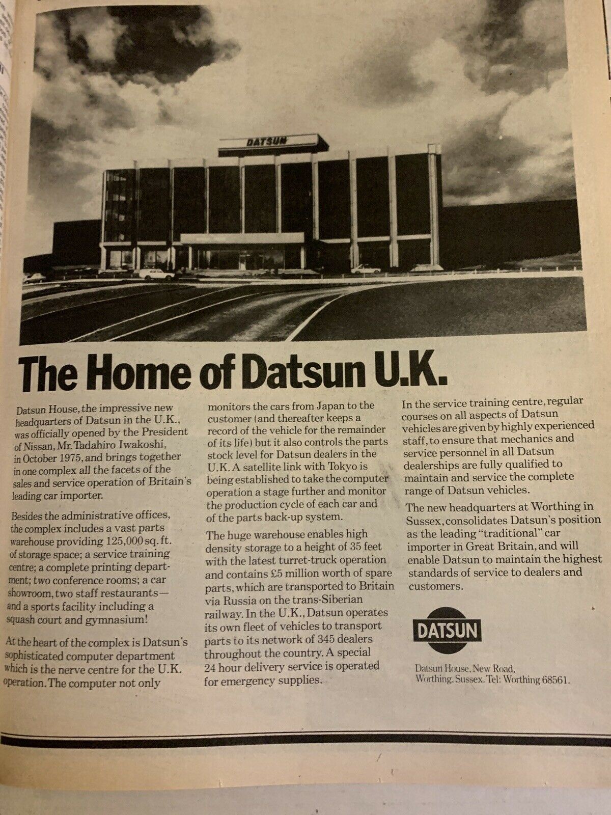 Autocar Magazine April 1977 - Datsun Autocode