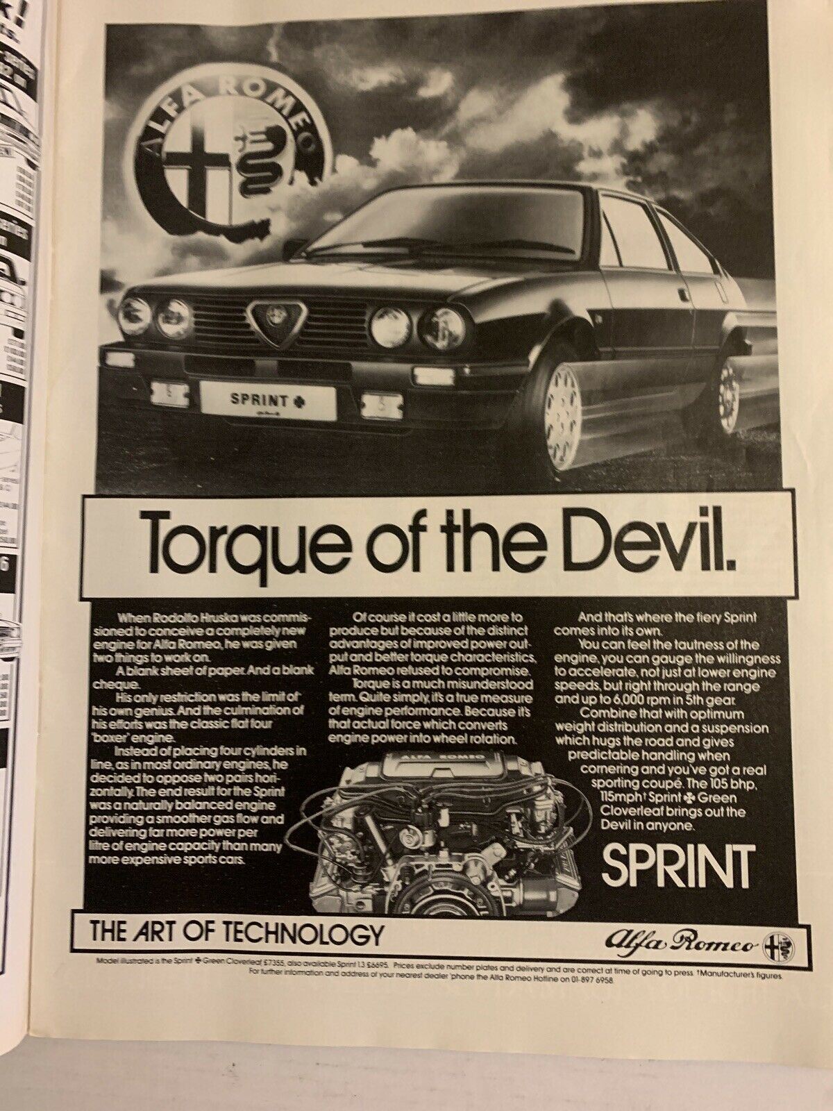 Performance Car Magazine July 1984 - 4WD Peugeot