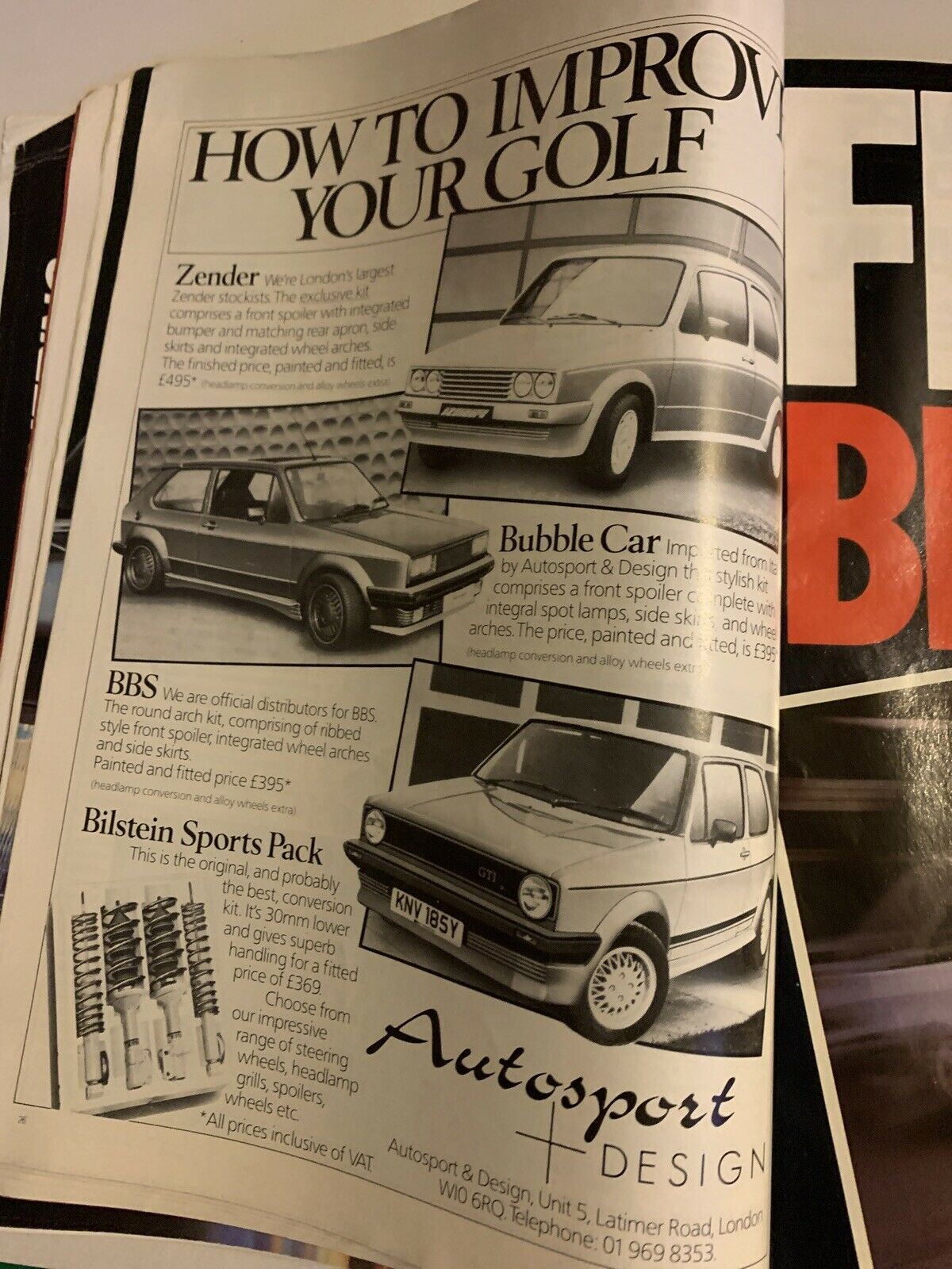 Performance Car Magazine July 1984 - 4WD Peugeot