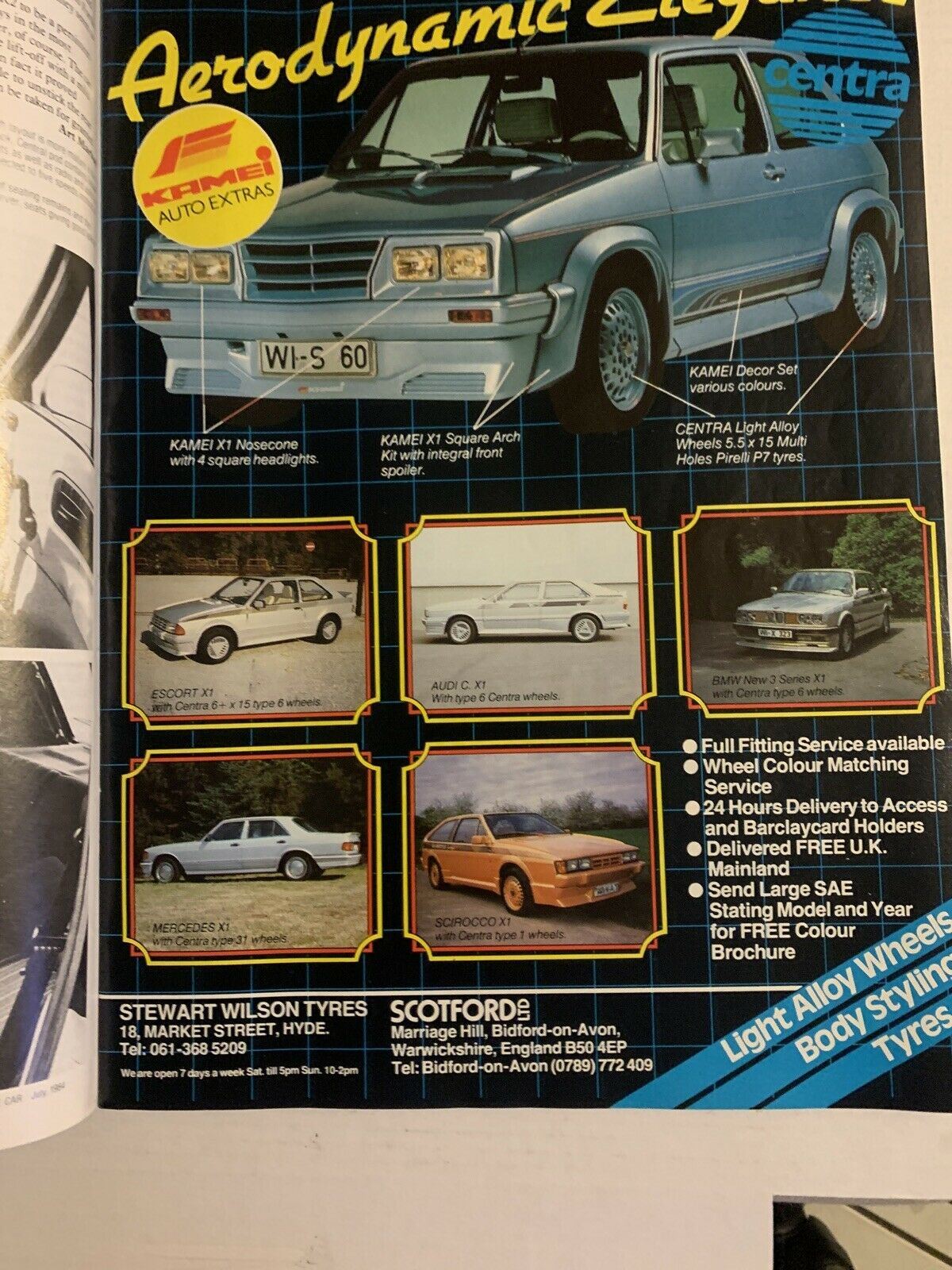 Performance Car Magazine July 1984 - 4WD Peugeot