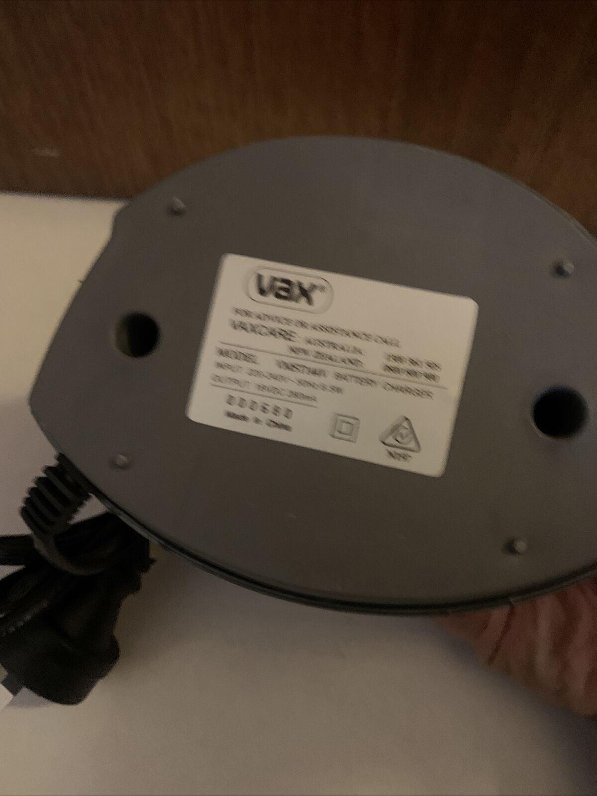 Genuine VAX VMST114V Battery Charger For Vax Vacuum Cleaner