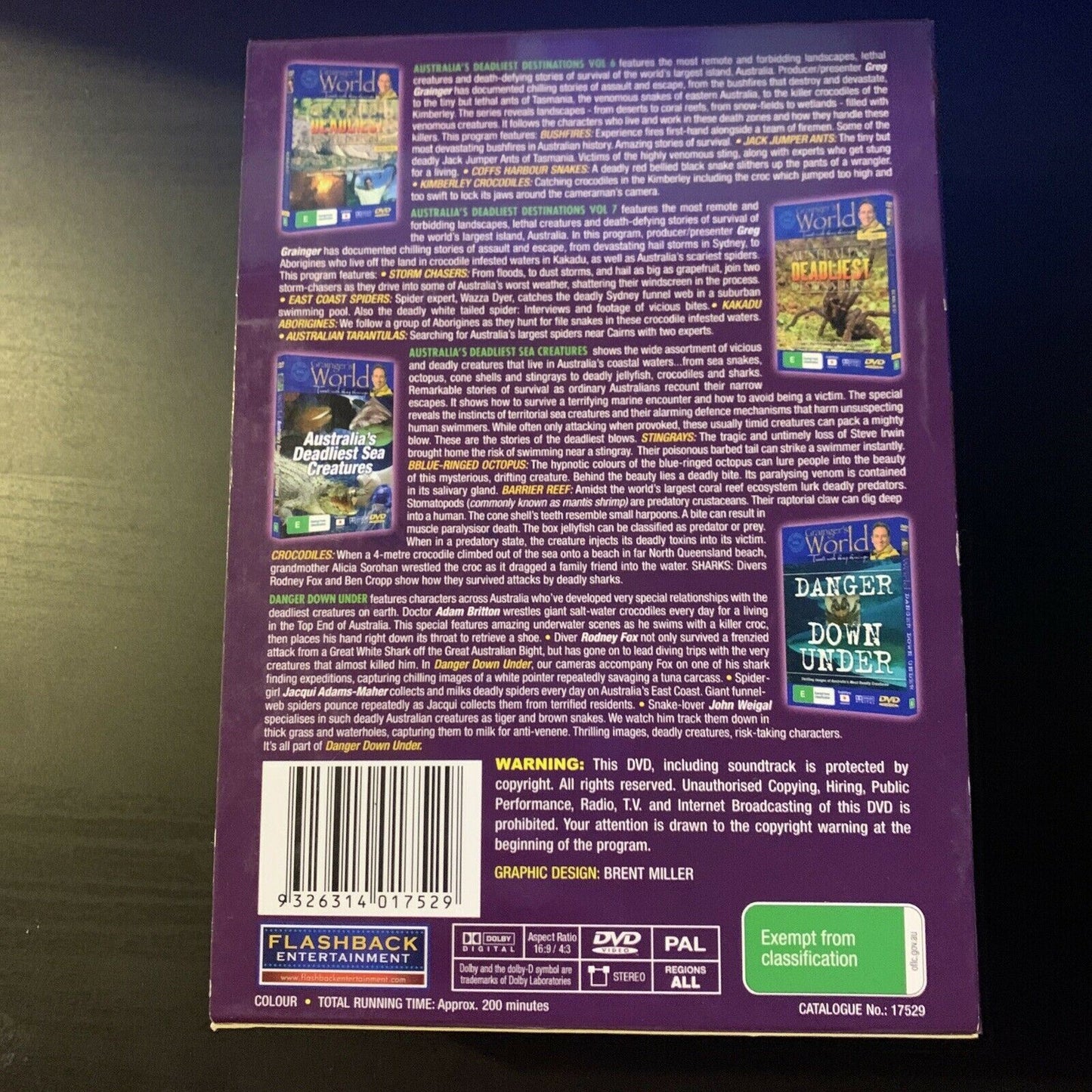 Grainger's World - The Lucky Country Volume 3 - 4-DVD DISC Set Region ALL