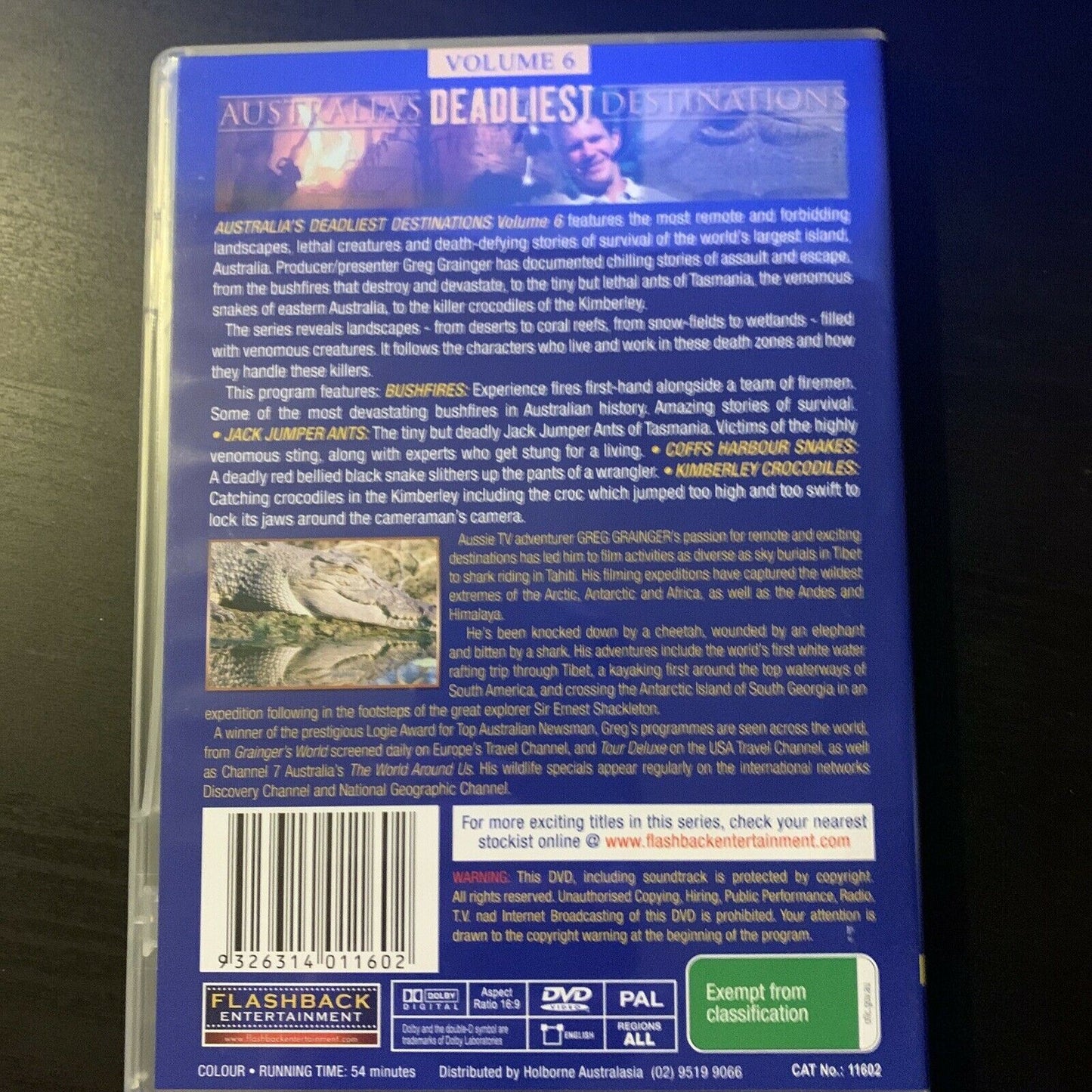 Grainger's World - The Lucky Country Volume 3 - 4-DVD DISC Set Region ALL