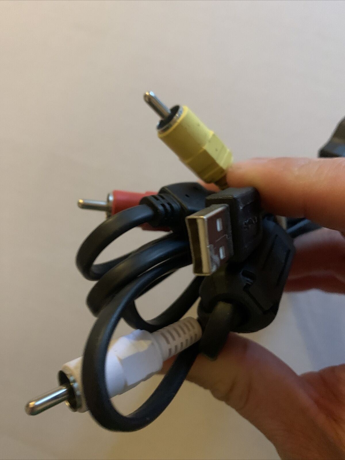 Genuine Sony Type 2 Cable With AV RCA Composite Cable & USB