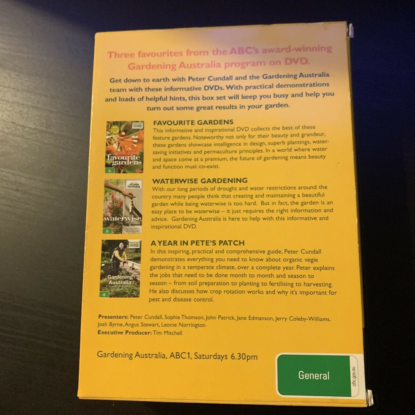 Gardening Australia - The Down To Earth Gardening Box (DVD, 2010) Region 4