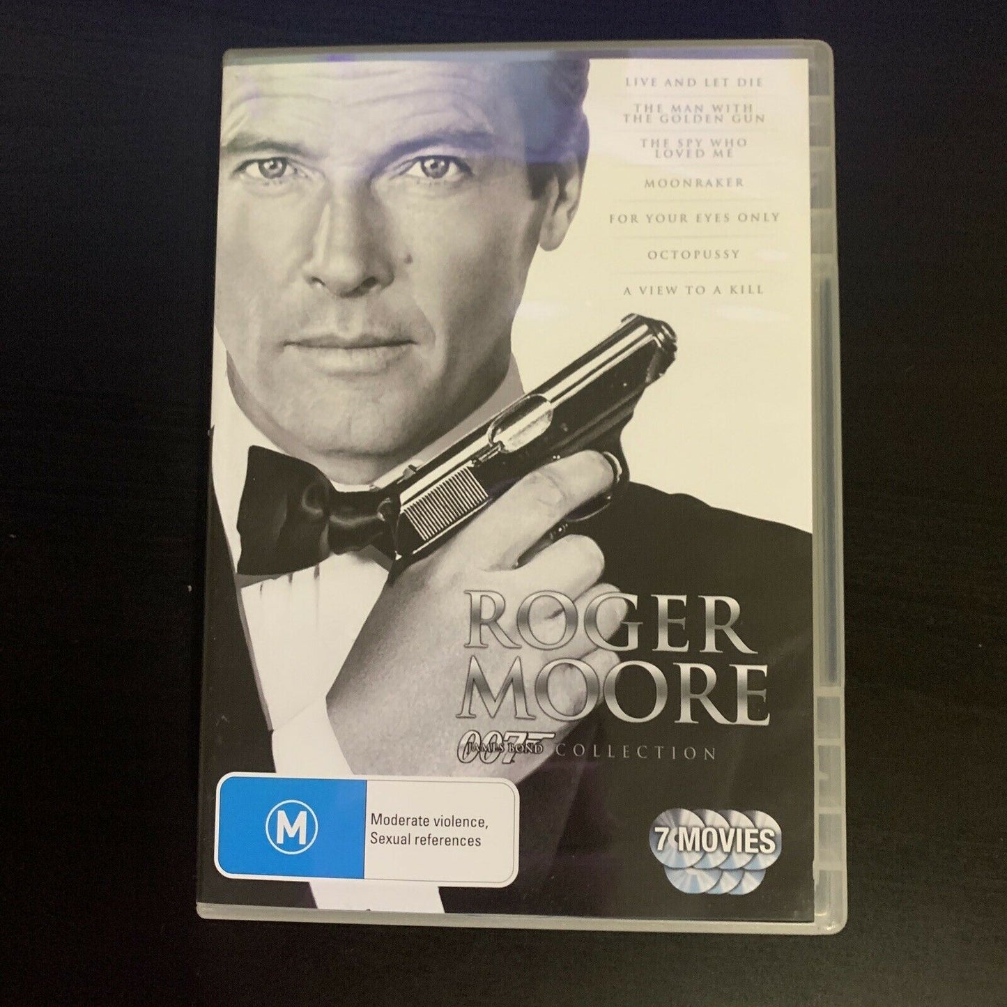 Roger Moore: 007 James Bond Collection (DVD, 1985, 7-Disc) Region 4
