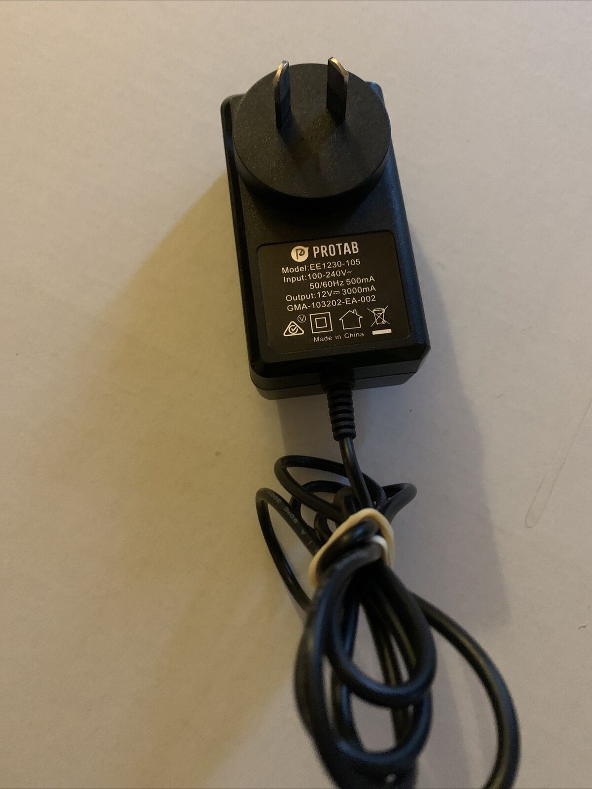 Protab EE1230-105 AC Adapter 12V 3000mA