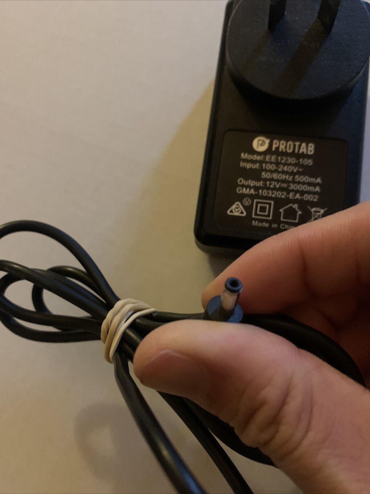 Protab EE1230-105 AC Adapter 12V 3000mA
