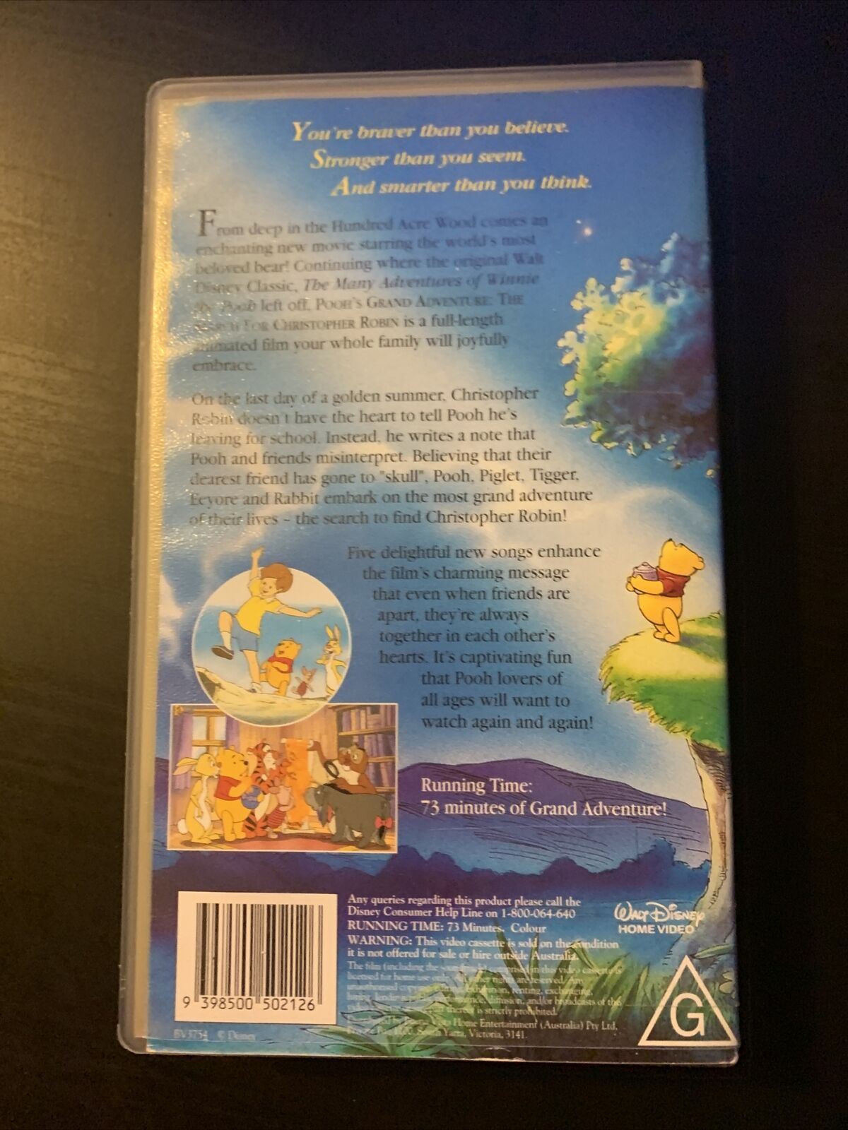 Walt Disney Pooh's Grand Adventure The Search For Christopher Robin (VHS, 1997)