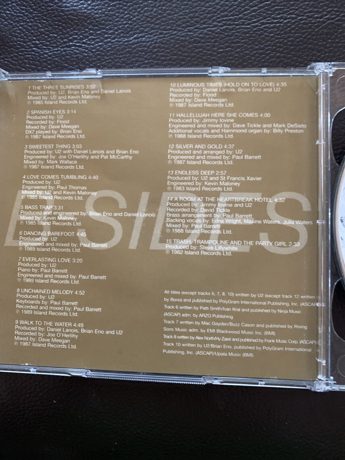 U2 - The Best of 1980-1990/The B-Sides (2 x CD 1998 Polygram 2CD)