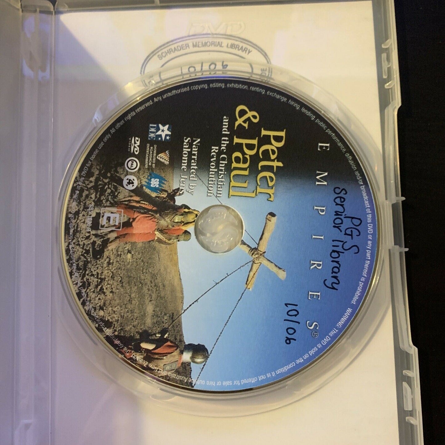 Empires - Peter & Paul And The Christian Revolution (DVD, 2002) Region 4