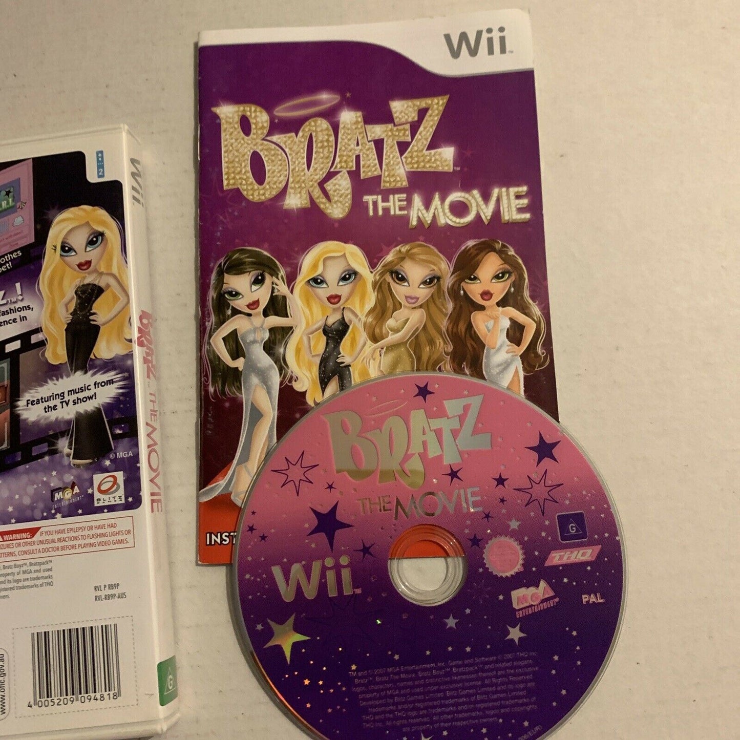 Bratz - The Movie - Nintendo Wii with Manual PAL