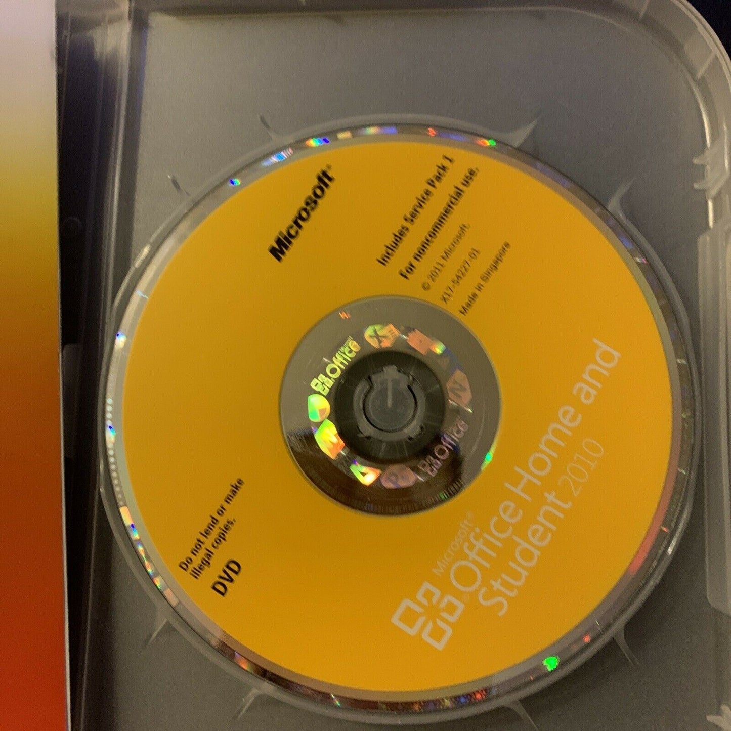 Microsoft Office Home And Student 2010 PC DVD