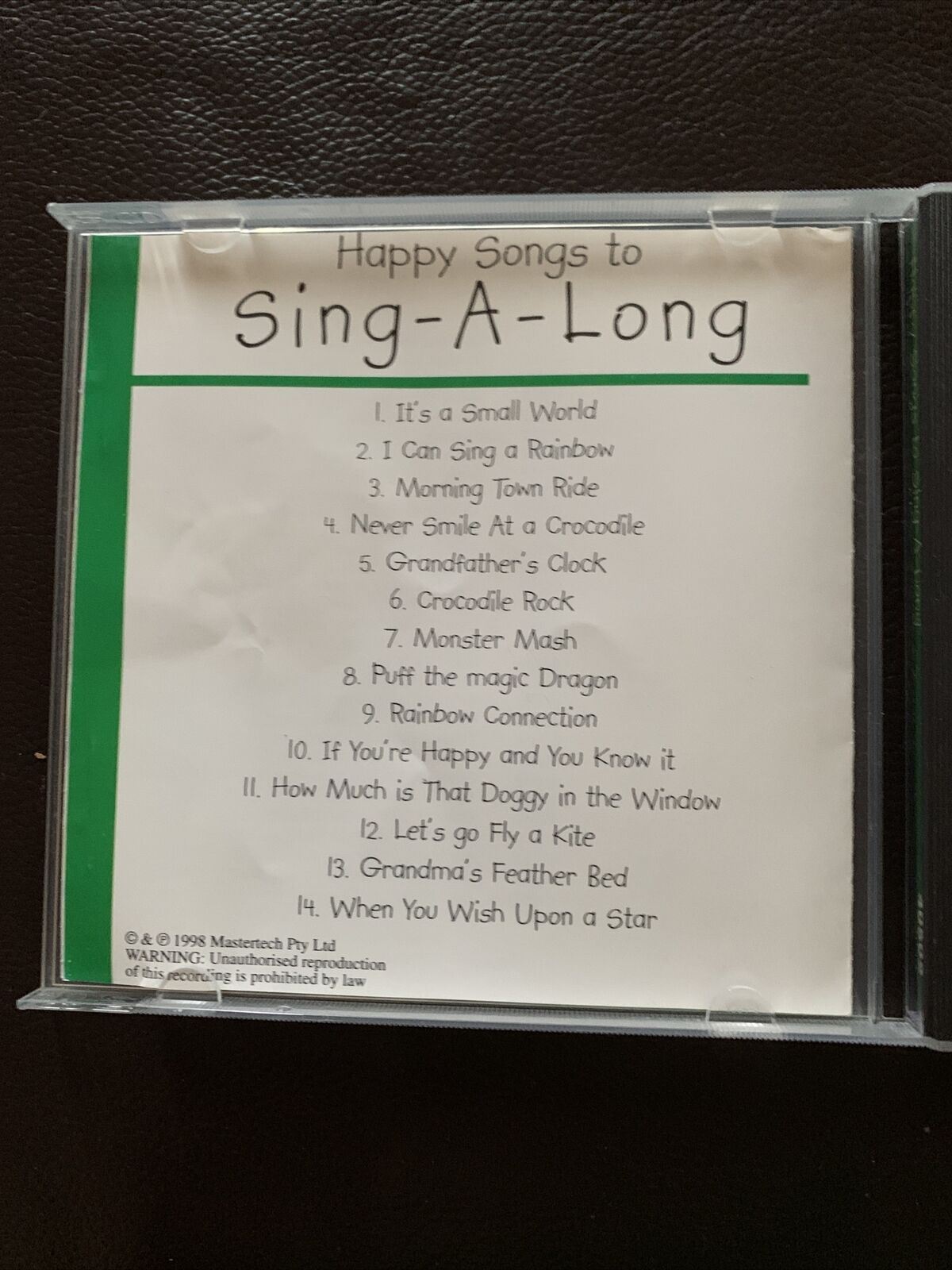 Happy Songs to Sing-A-Long CD - MUSIC ALBUM Rare