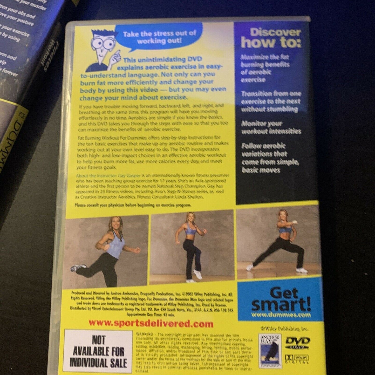 The Ultimate Fitness Triple Pack For Dummies (DVD, 3-Disc) Pilates, Ab, Fat Burn