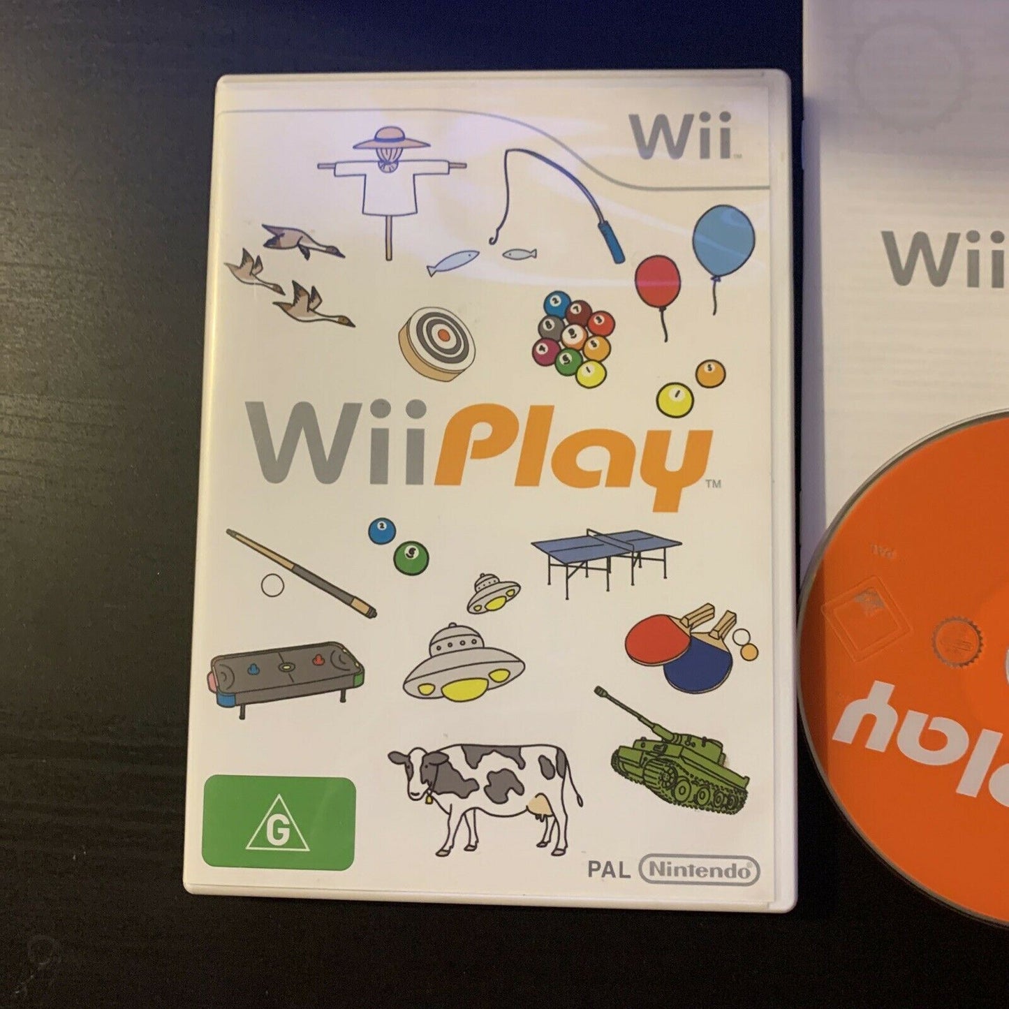 Wii Play (Nintendo Wii, 2006) With Manual PAL