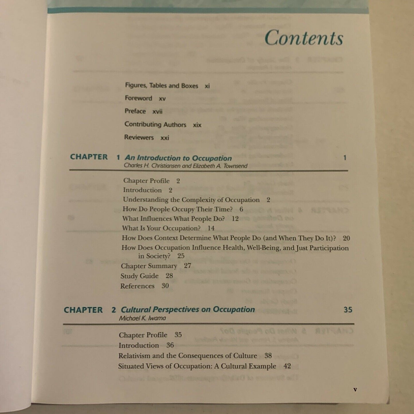 Introduction To Occupation - The Art And Science Of Living By C H Christiansen
