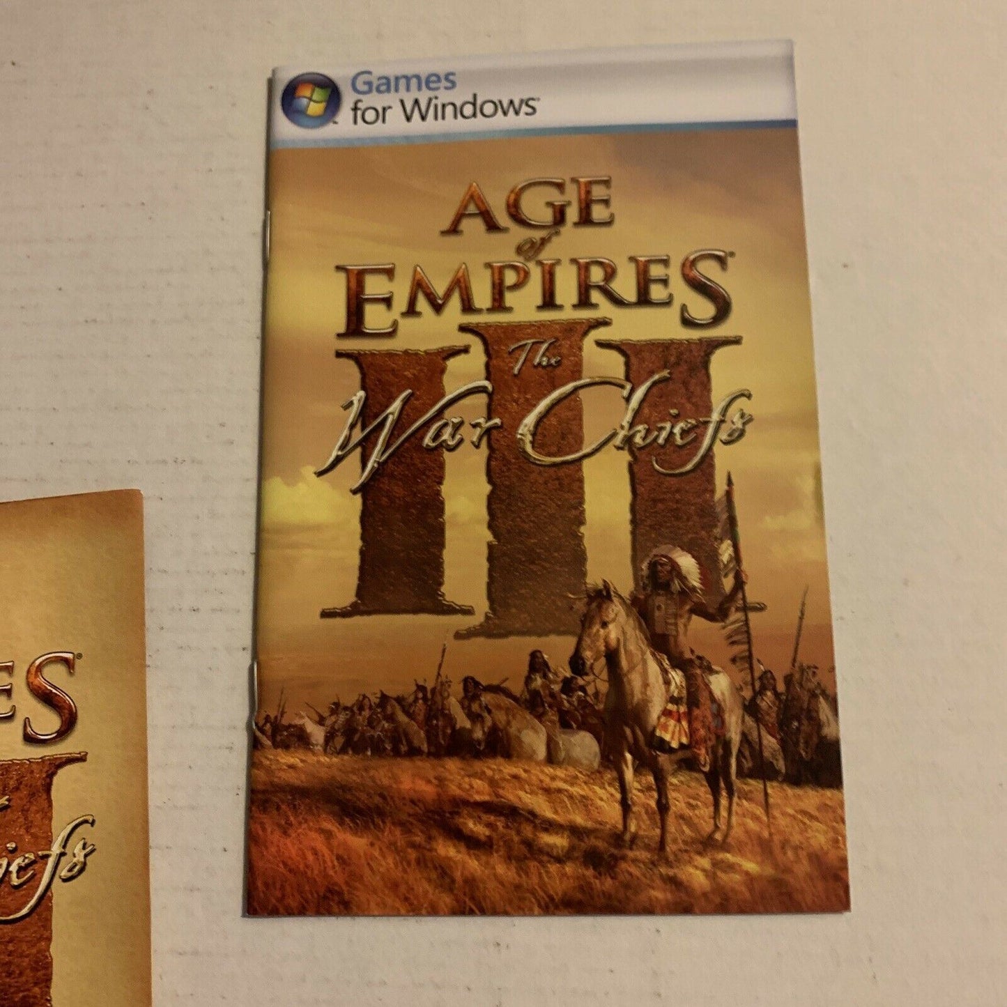 Age Of Empires 3 Gold Edition PC Game Windows PG 4 Discs Booklets Manuals Case