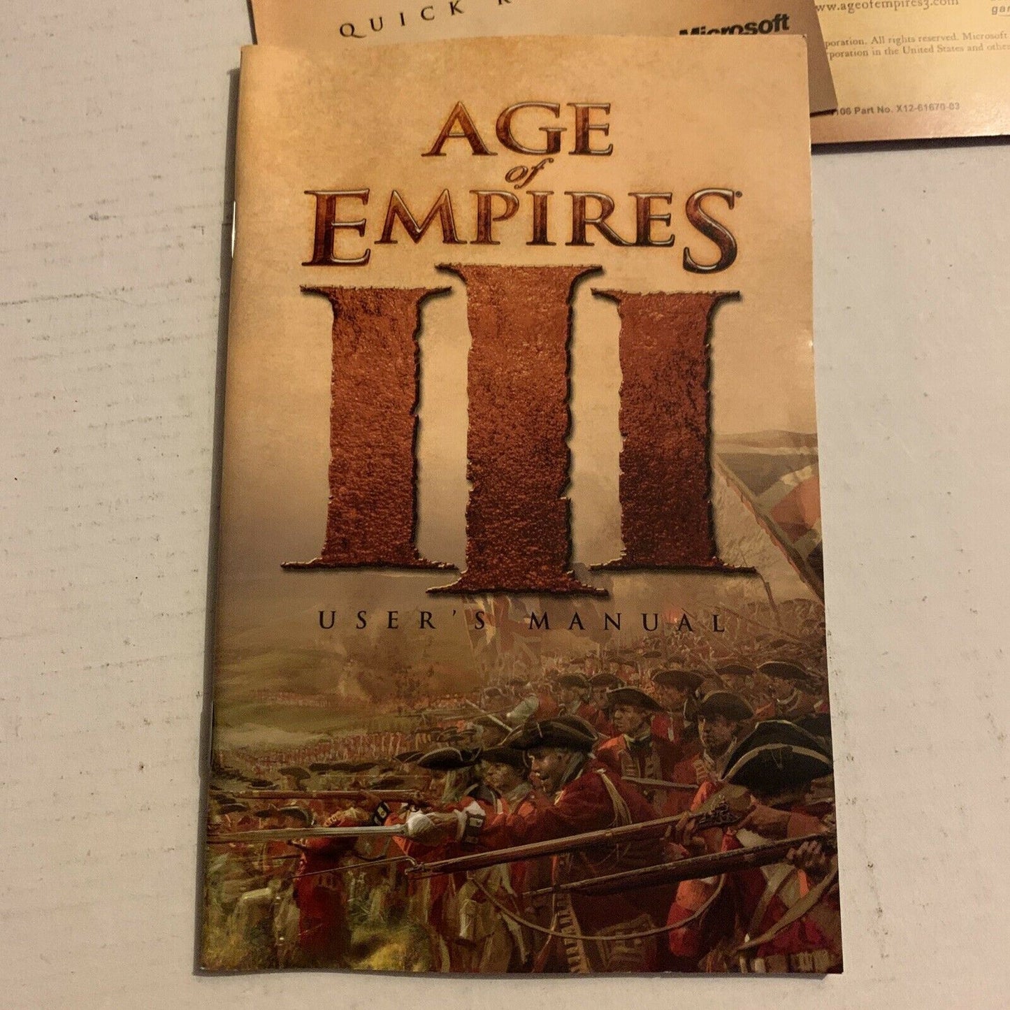 Age Of Empires 3 Gold Edition PC Game Windows PG 4 Discs Booklets Manuals Case