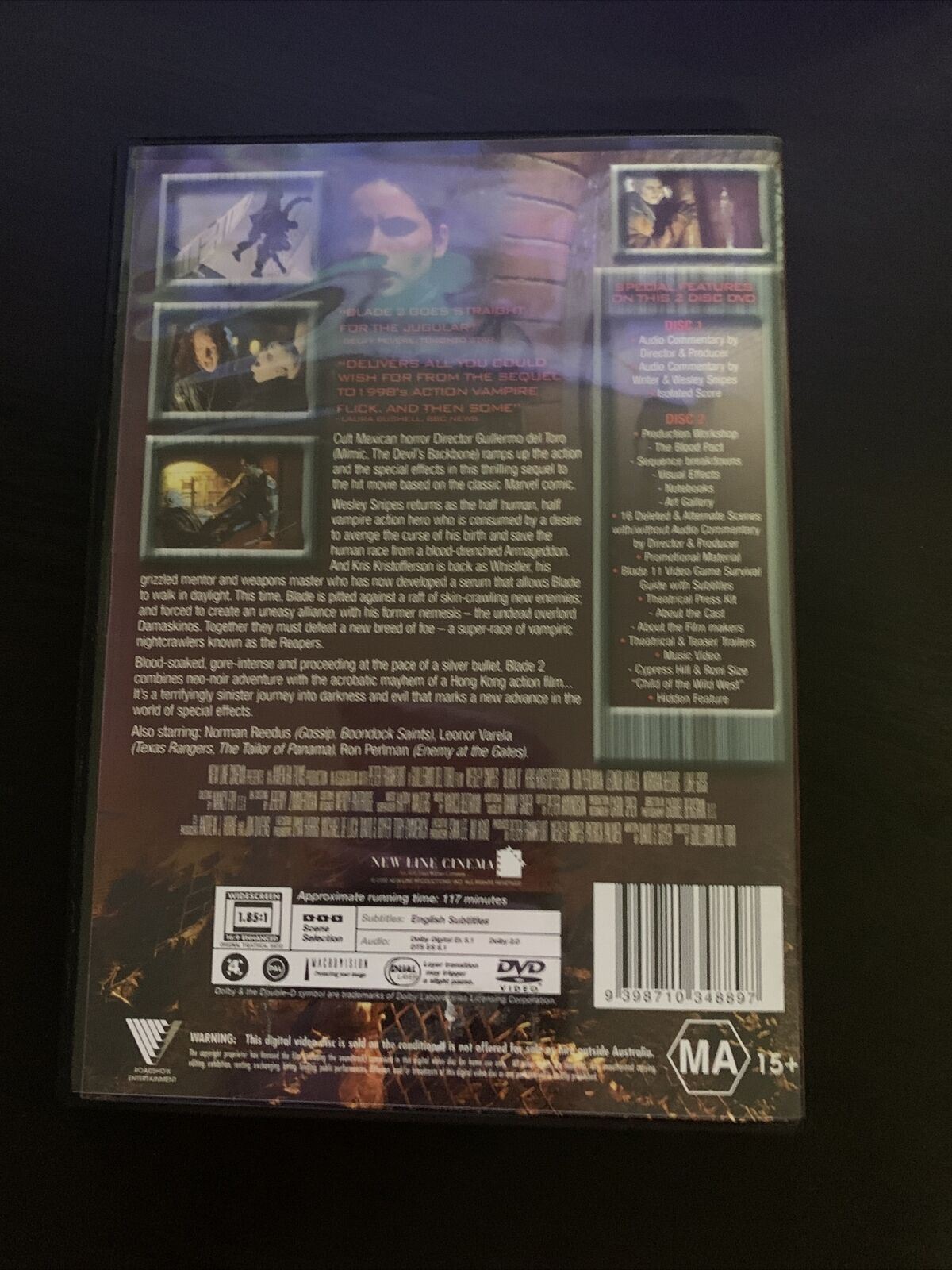 Blade Trilogy - The Ultimate Collection (DVD, 2005, 5-Disc Set) Region 4