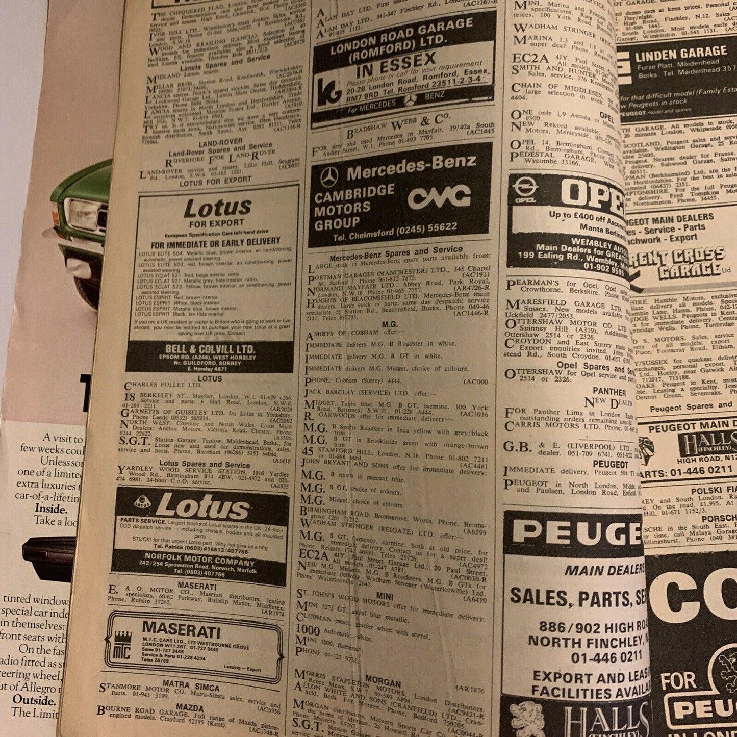 Autocar Magazine May 1978 - Ferrari Boxer