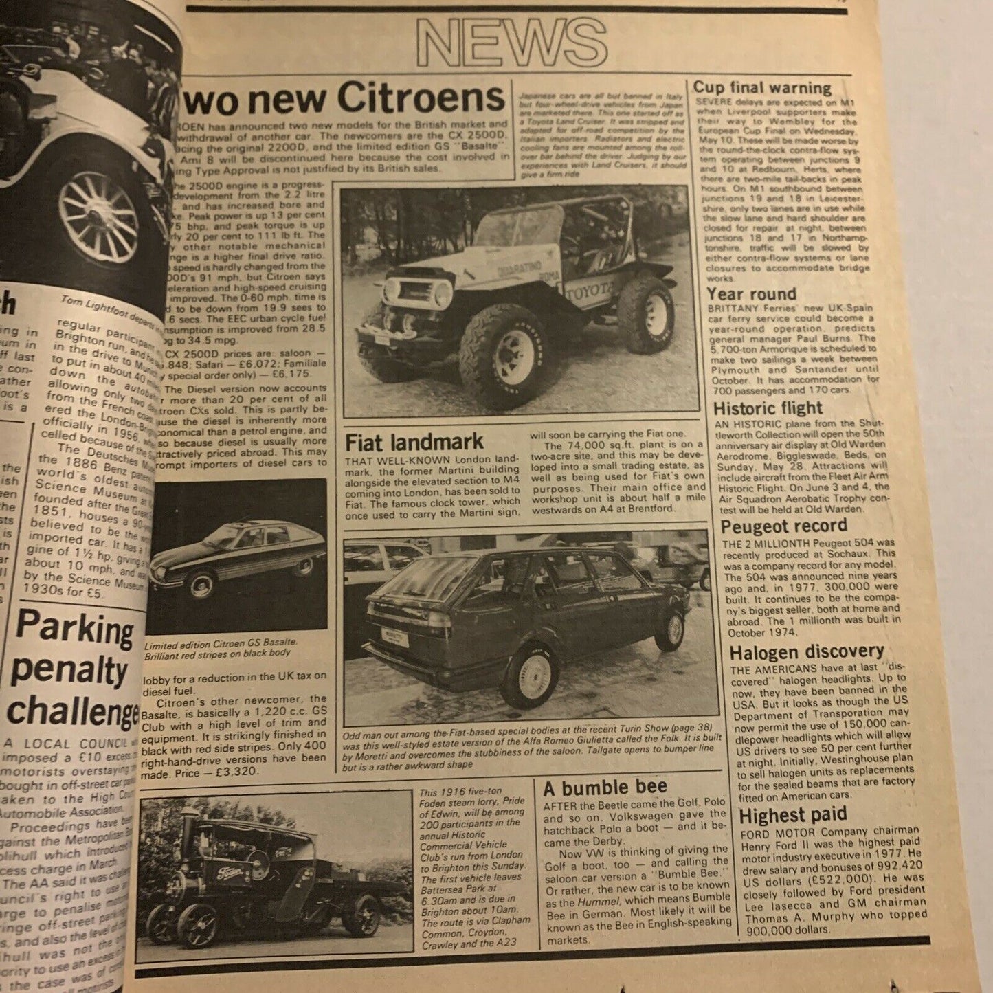Autocar Magazine May 1978 - Ferrari Boxer