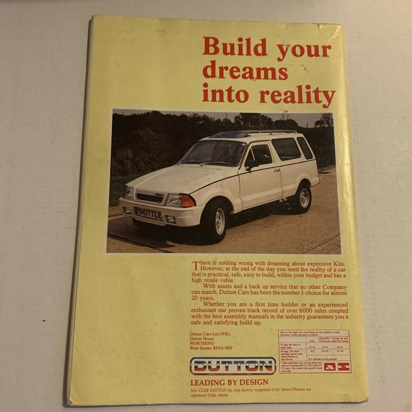 Which Kit? Magazine May 1987 Lambo Lift-Off!