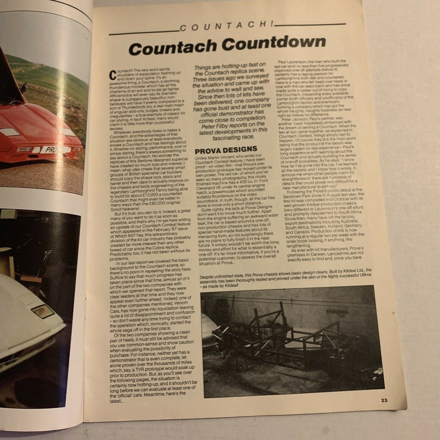 Which Kit? Magazine May 1987 Lambo Lift-Off!