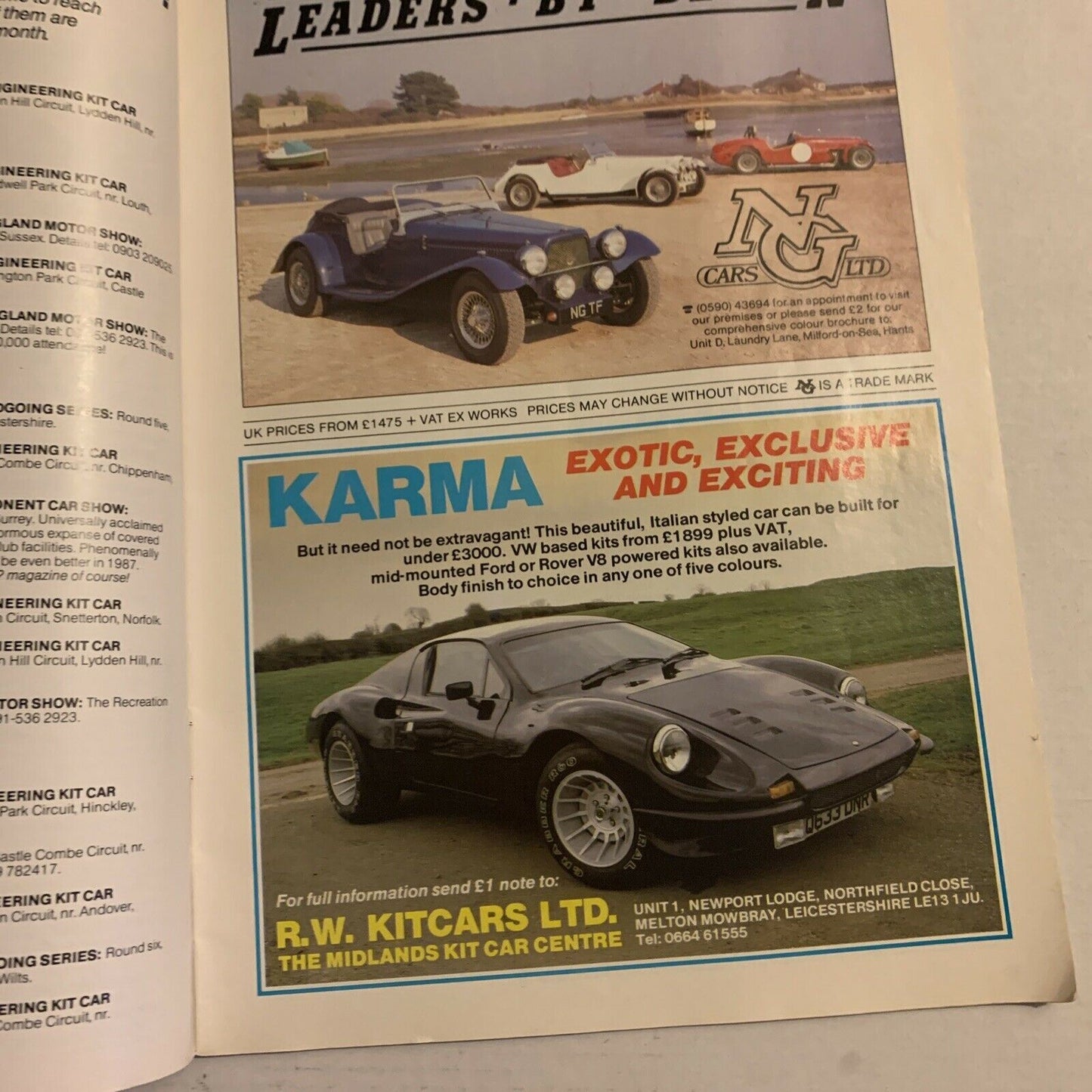 Which Kit? Magazine May 1987 Lambo Lift-Off!