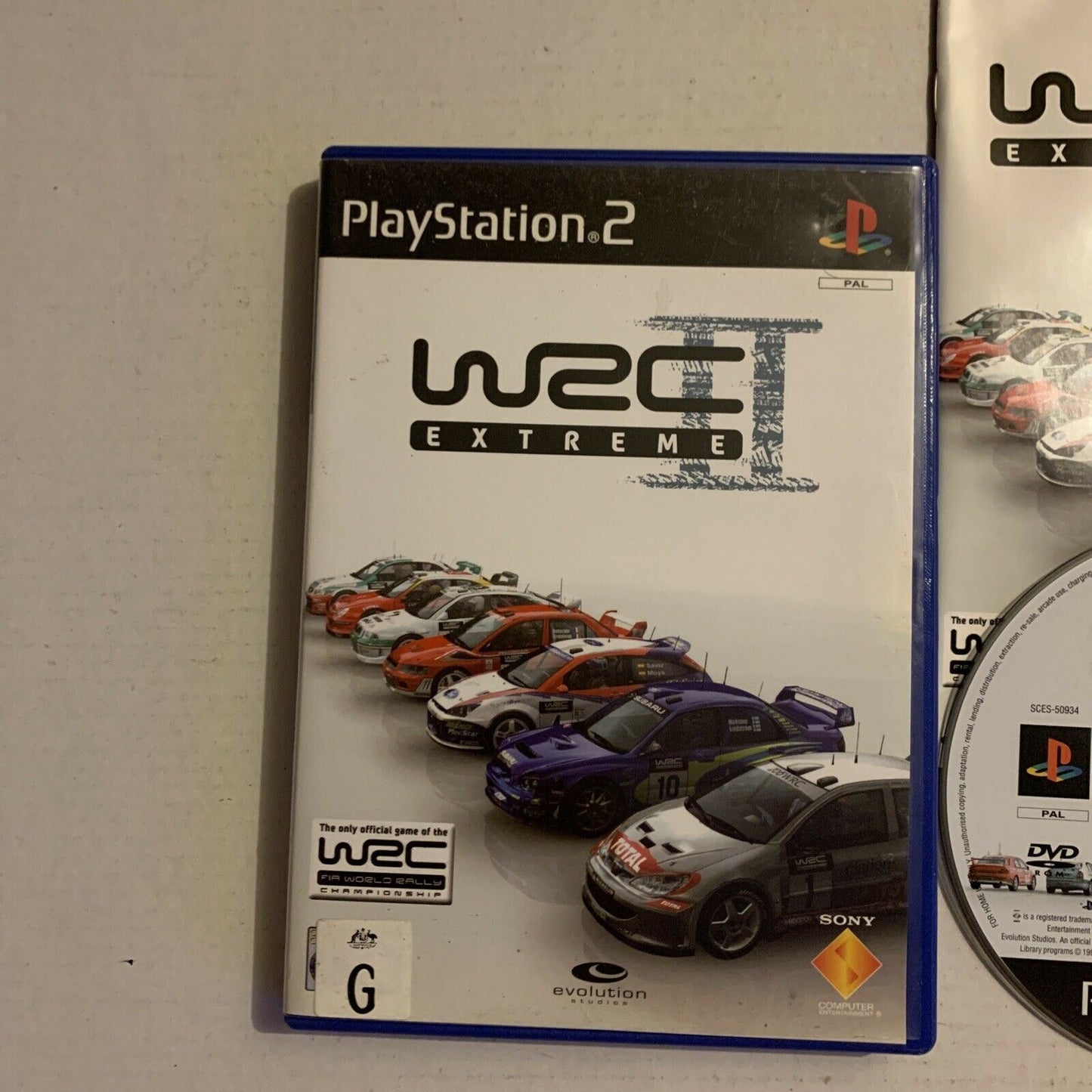 WRC II Extreme - PS2 Playstation 2 Game PAL With Manual