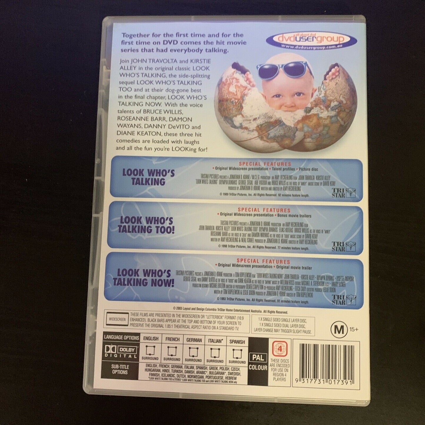 Look Who's Talking Trilogy - Look Who's Laughing (DVD, 1993, 2-Disc Set) Region4