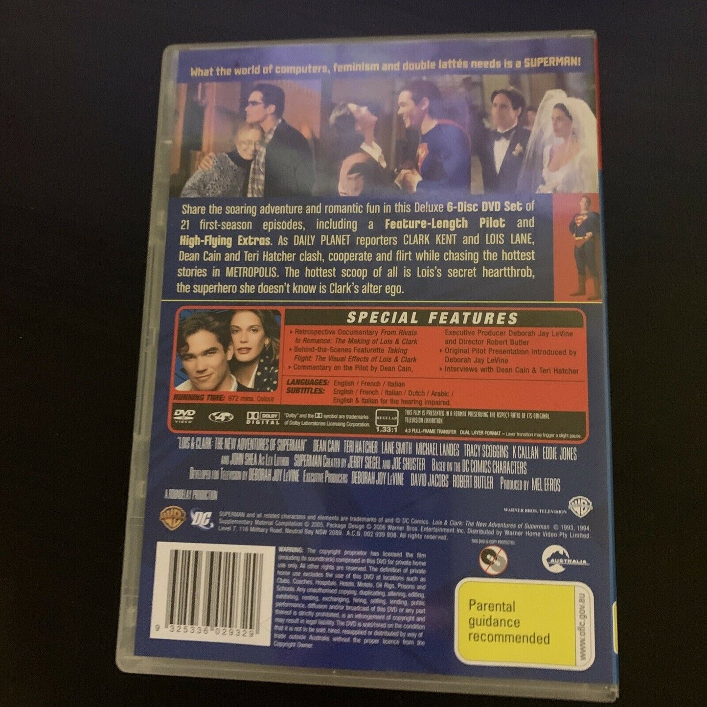 Lois And Clark - The New Adventures Of Superman: Season 1 (DVD, 1993) Region 4,2