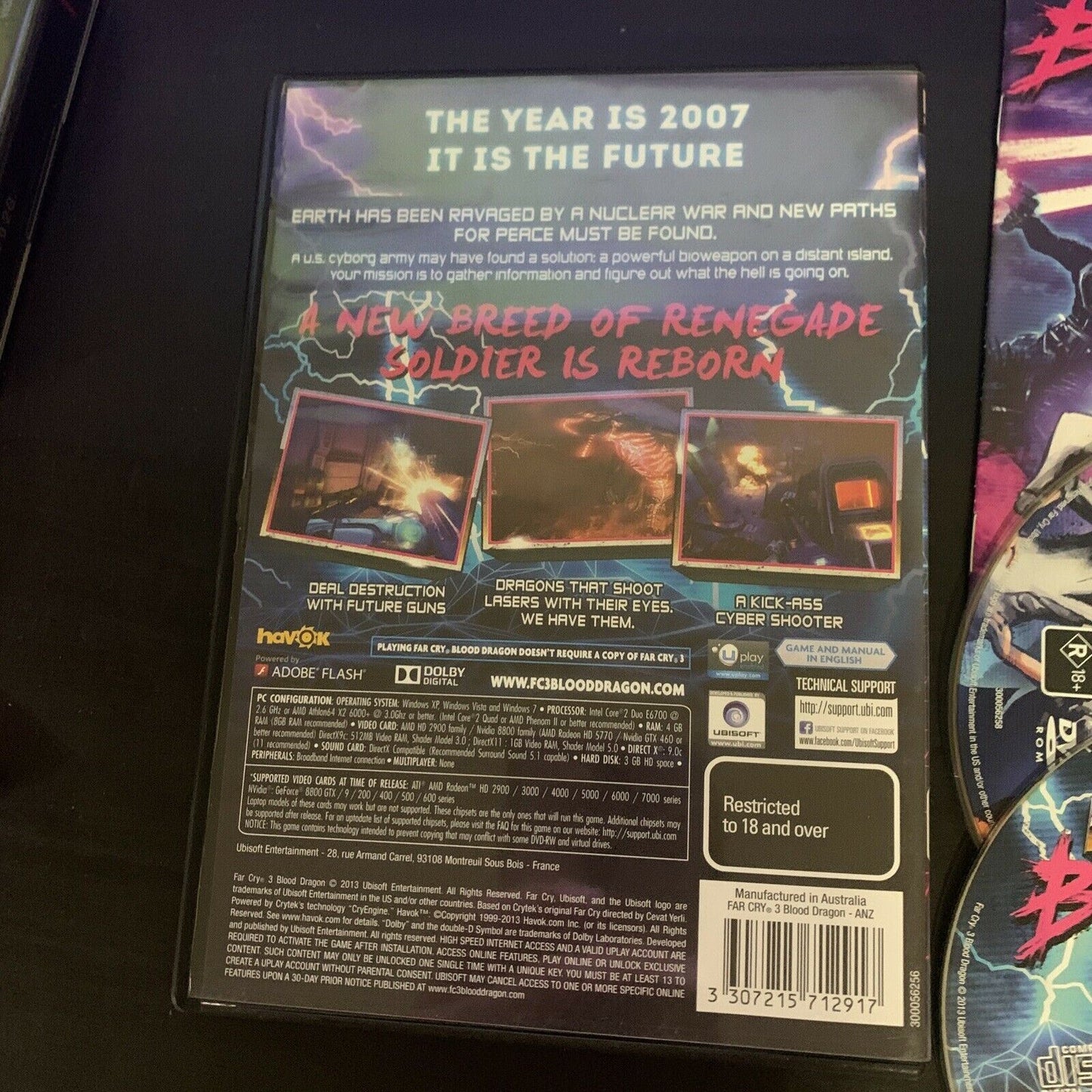 Farcry 3: Blood Dragon - PC DVD-ROM Windows UBISOFT With Manual